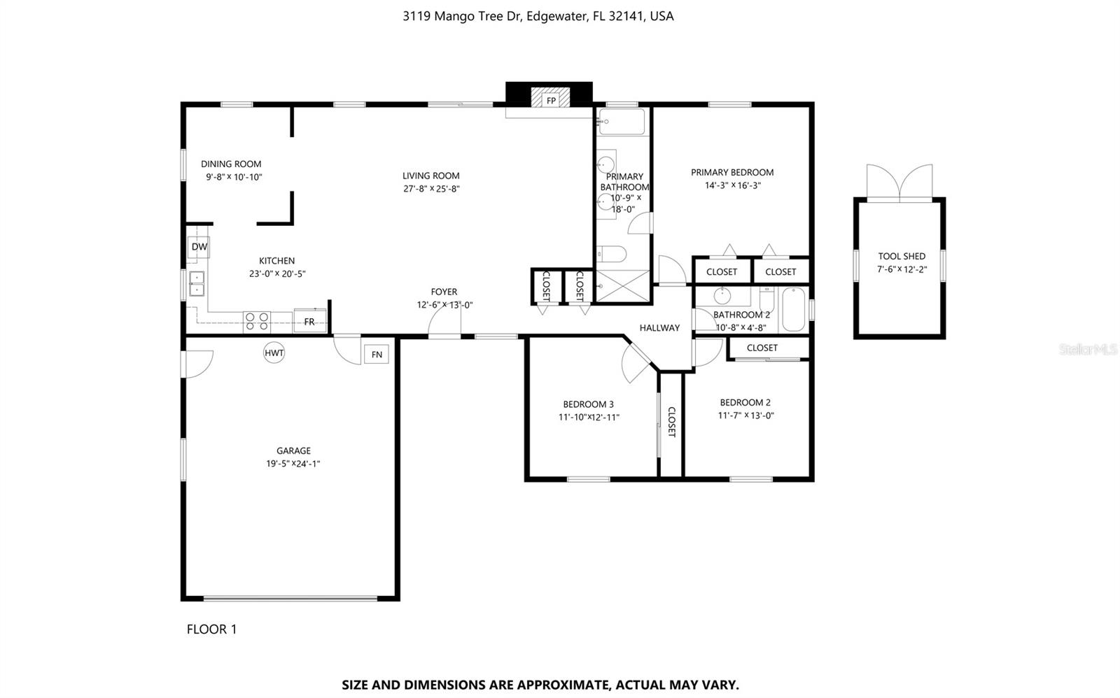 FLORIDA SHORES 01, EDGEWATER, FL, 32141