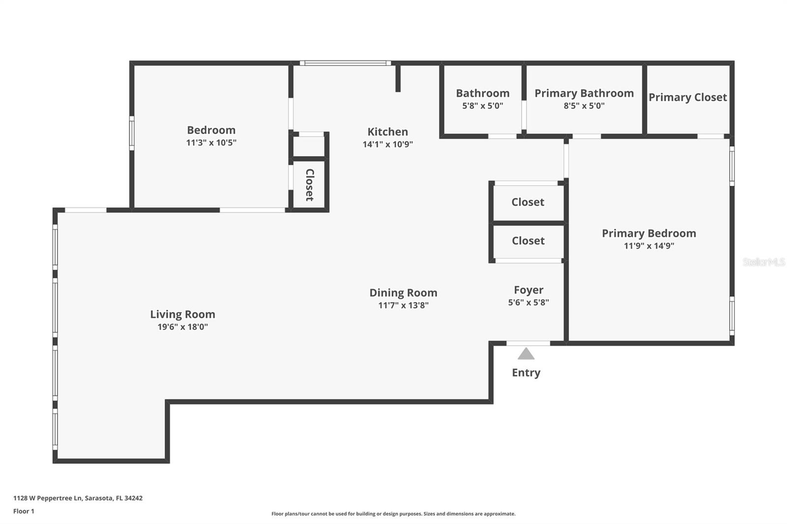 1128 W PEPPERTREE LN #111, SARASOTA, FL, 34242