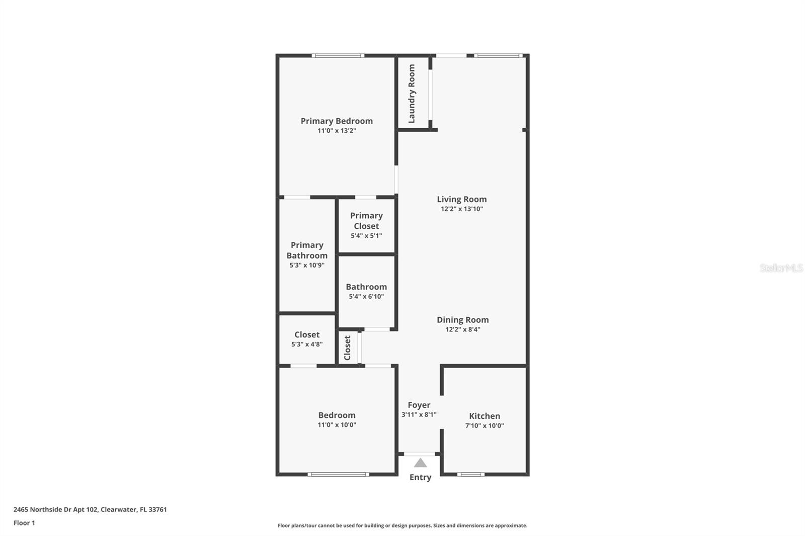 2465 NORTHSIDE DR #102, CLEARWATER, FL, 33761