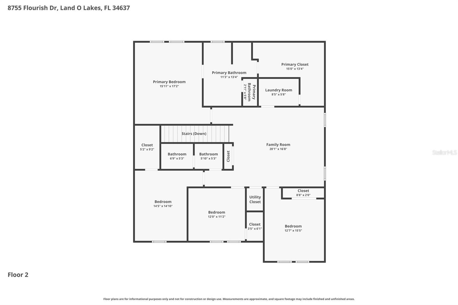 8755 FLOURISH DR, LAND O LAKES, FL, 34637