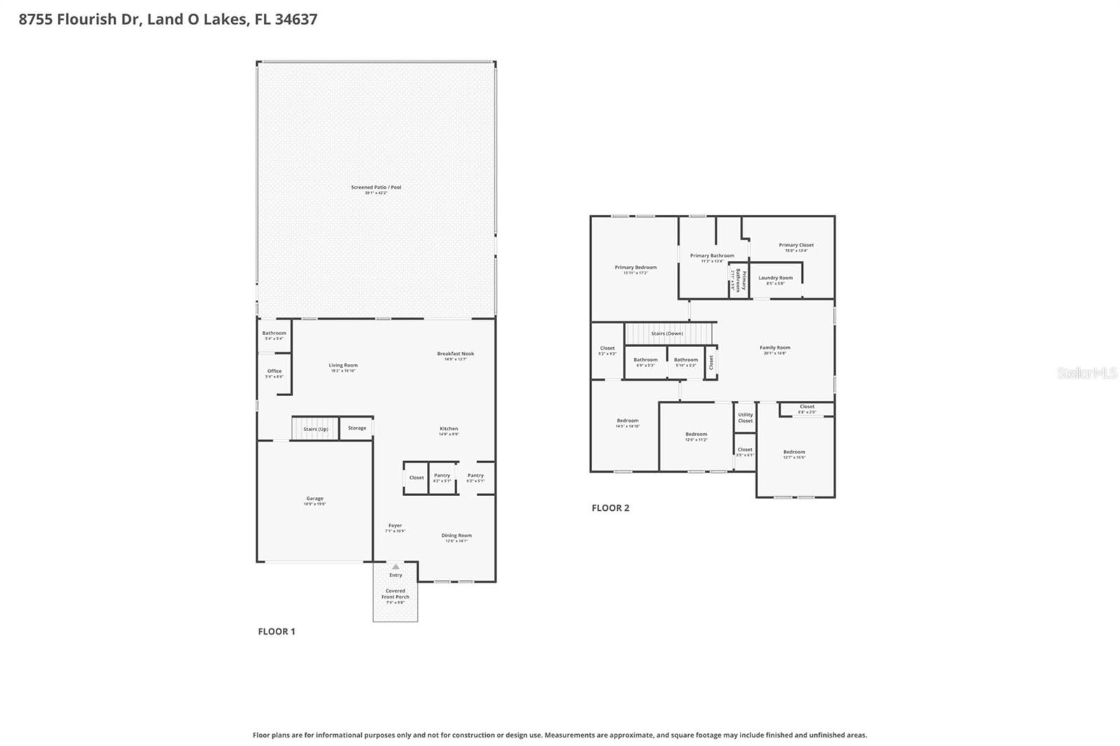 8755 FLOURISH DR, LAND O LAKES, FL, 34637