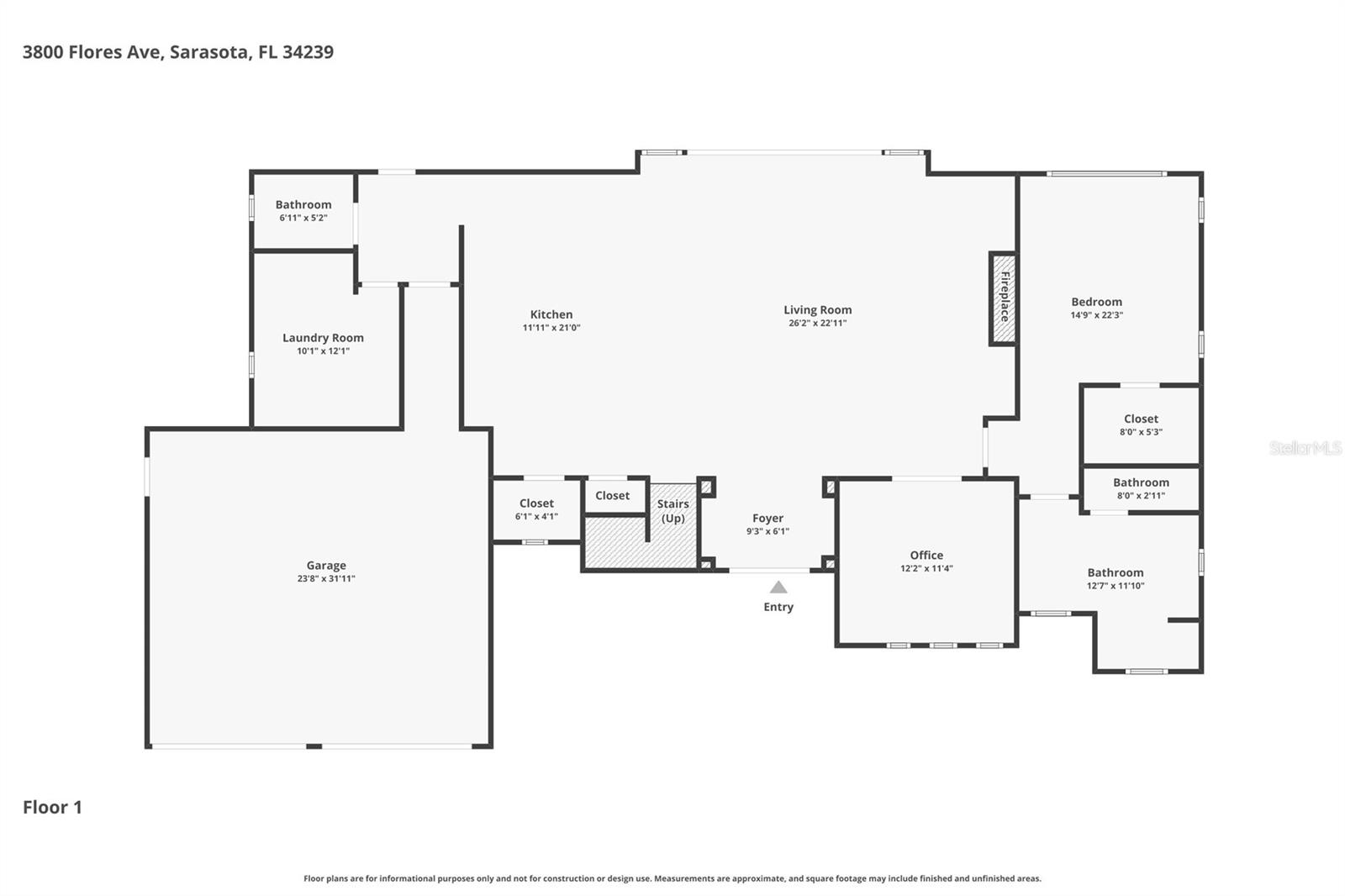 3800 FLORES AVE, SARASOTA, FL, 34239