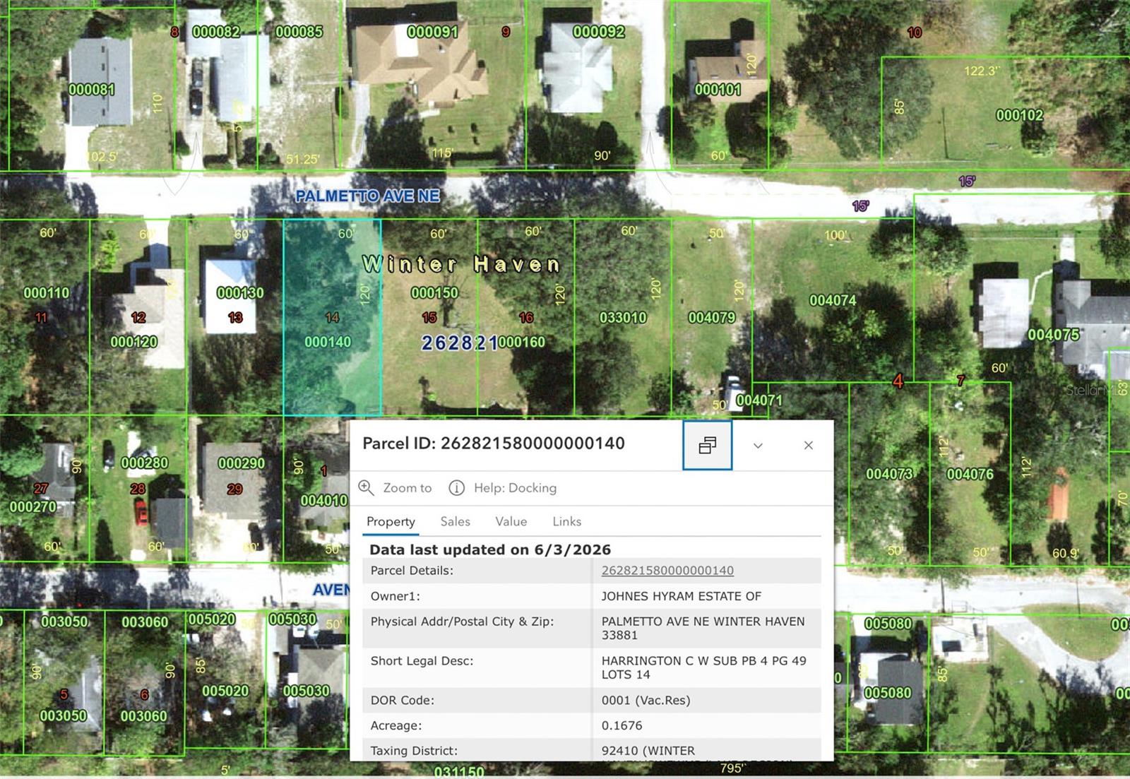 PALMETTO AVE NE, WINTER HAVEN, FL, 33881