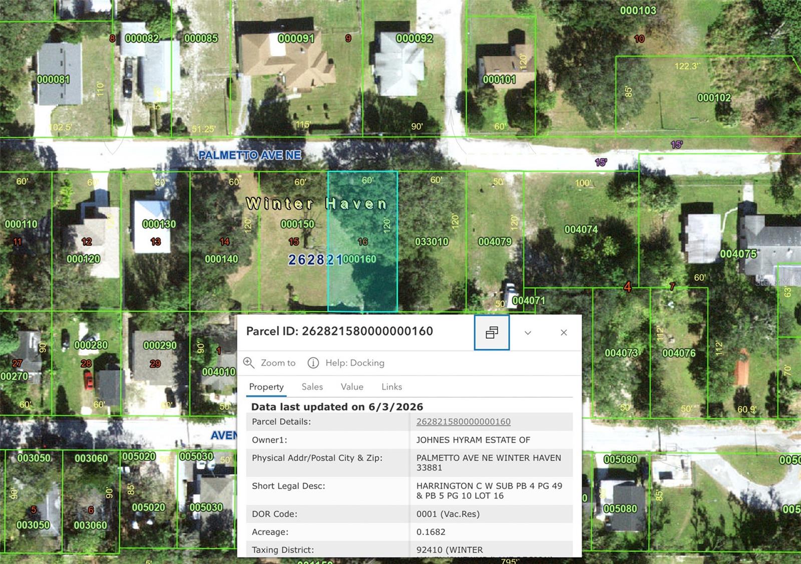 PALMETTO AVE NE, WINTER HAVEN, FL, 33881