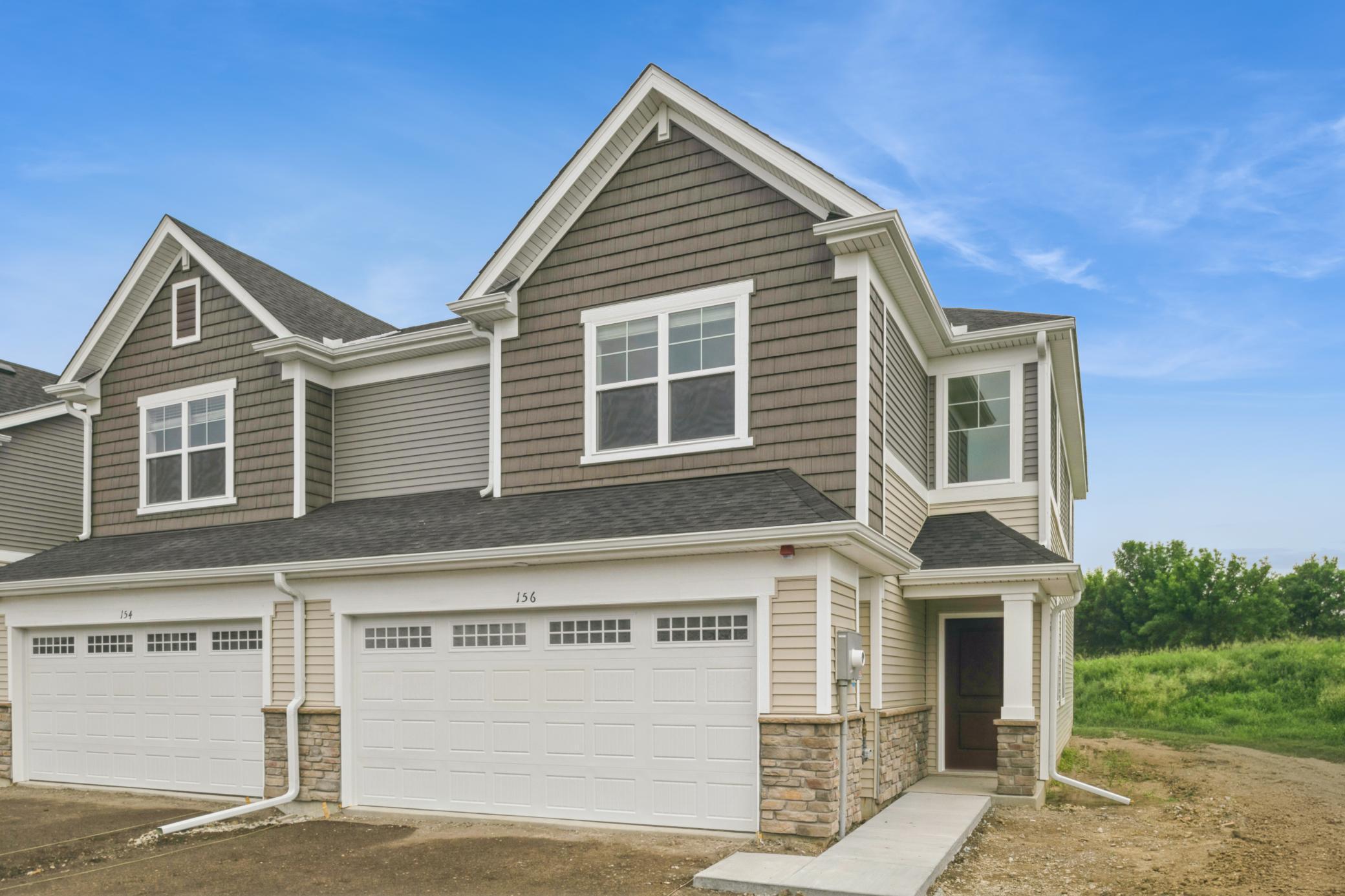 (Photo of a similar home, actual homes finishes will vary) The St. Clair has excellent curb appeal!