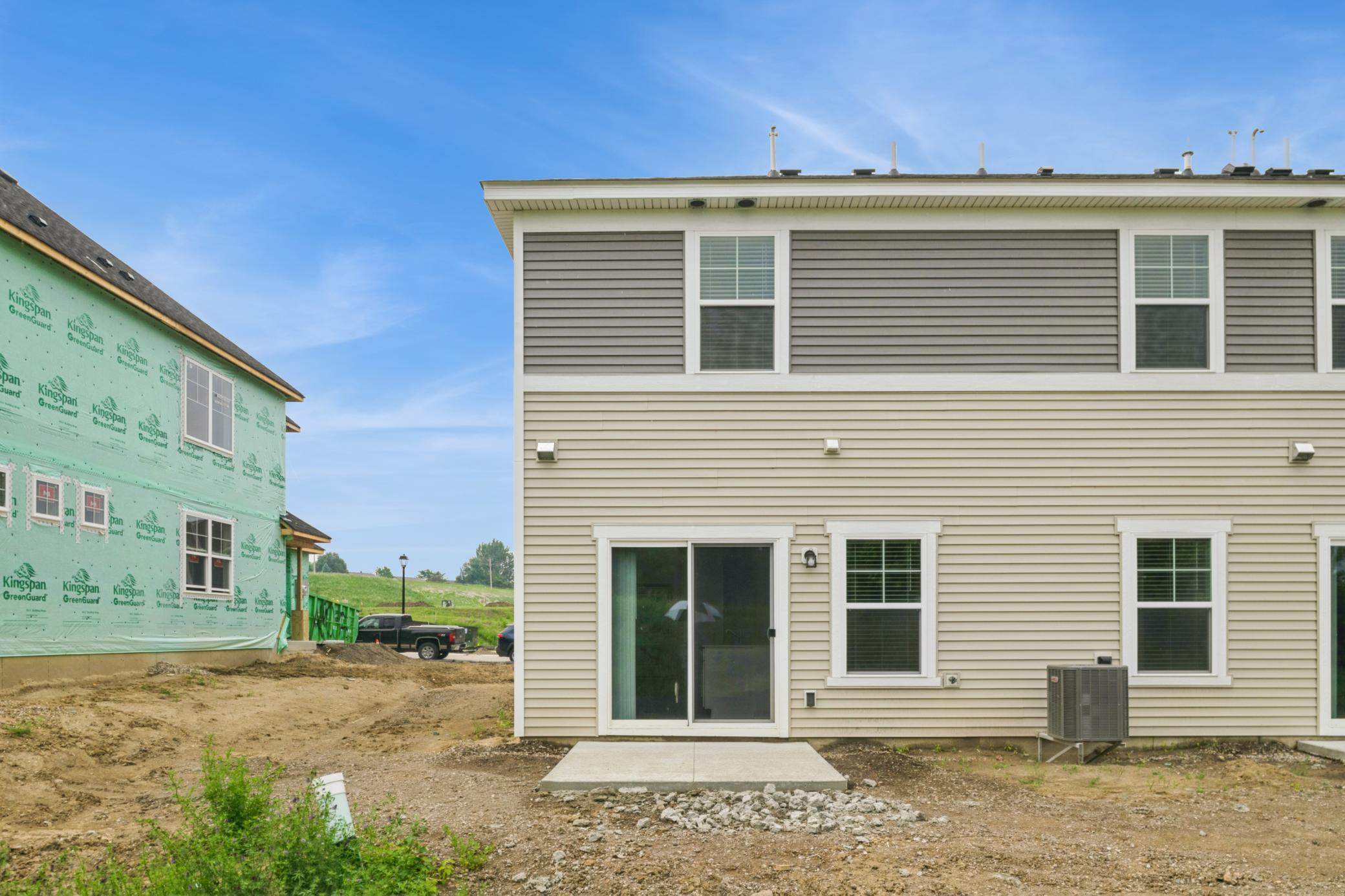 (Photo of a similar home, actual homes finishes will vary) The back patio!