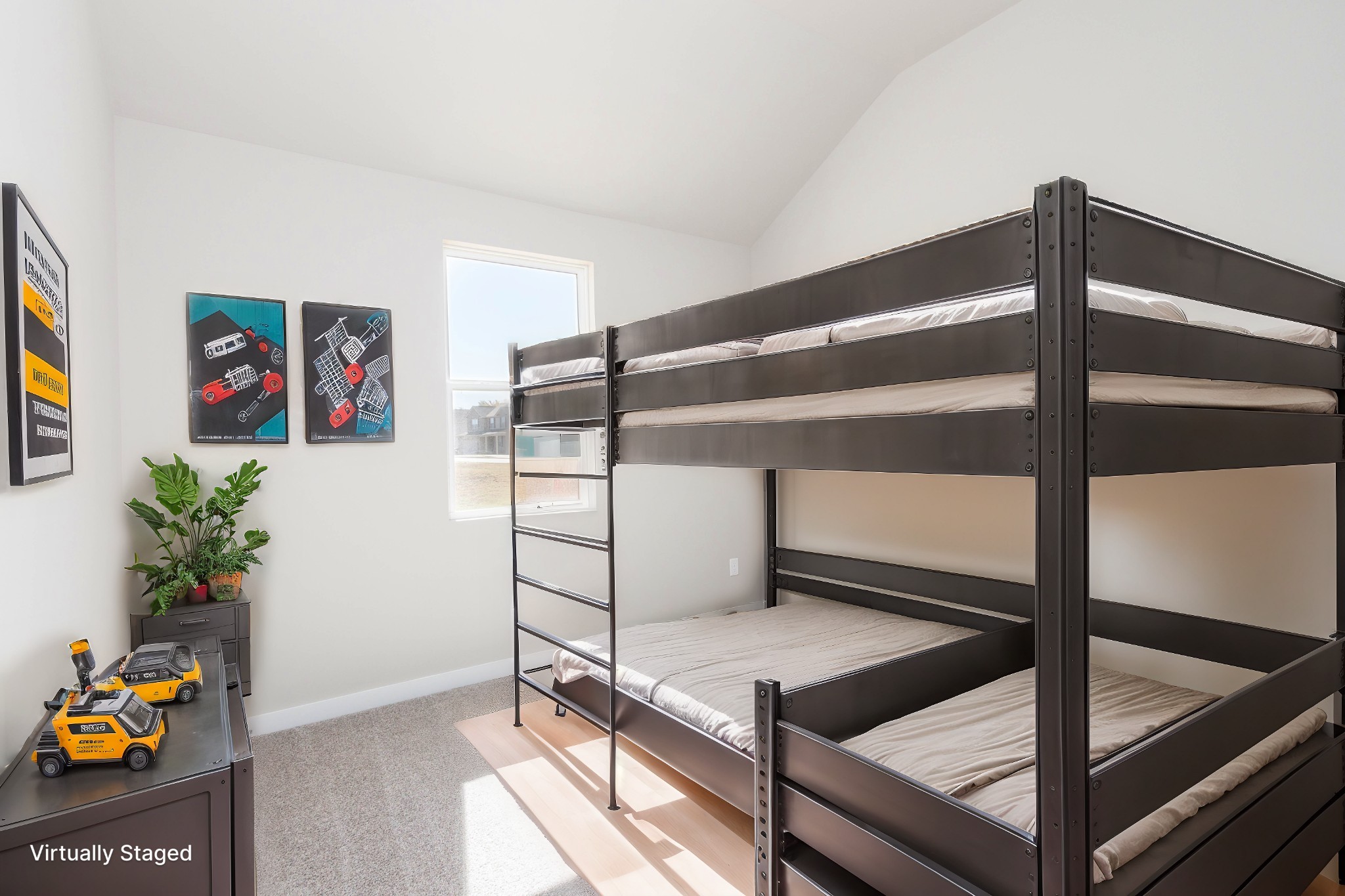 Virtually Staged Bedroom #4. Pictures are of a similar floorplan that was built previously. Representation ONLY. Buyer/Buyer's Agent to verify selections.