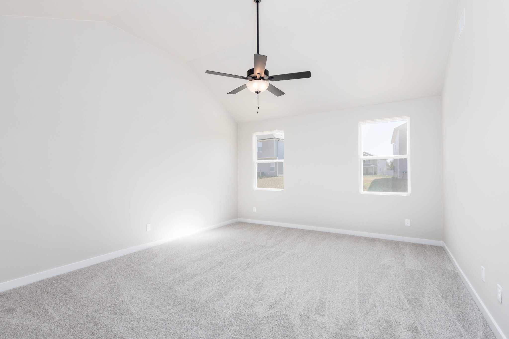 17-Ft x 14-Ft Primary Suite with Vaulted Ceilings and plenty of Natural Light! Pictures are of a similar floorplan that was built previously. Representation ONLY. Buyer/Buyer's Agent to verify selections.