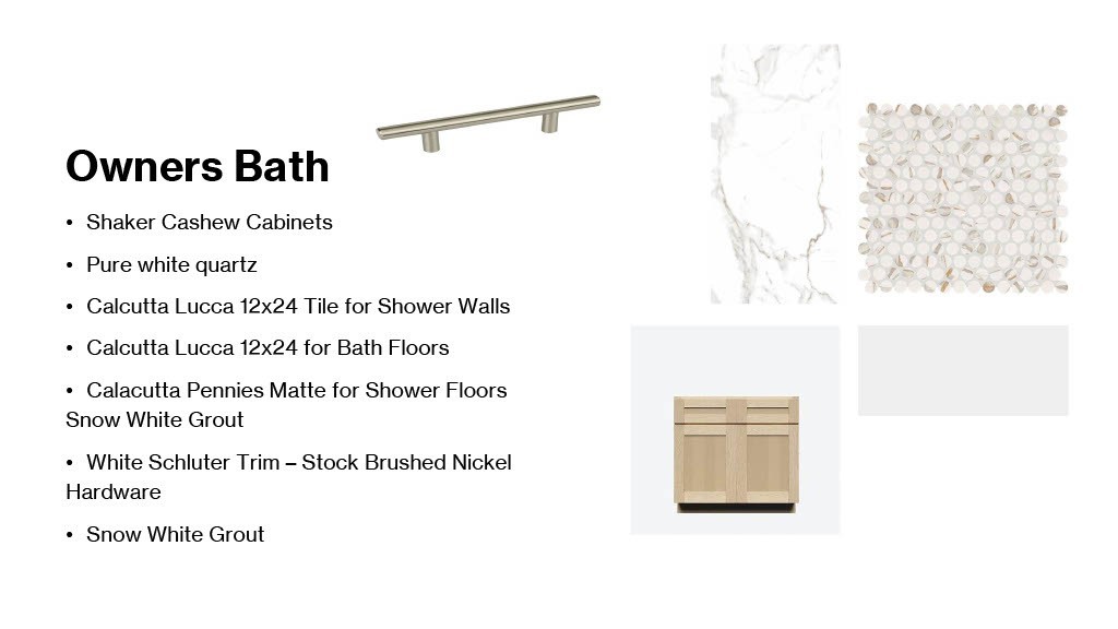 Example of the type of design features available for this home.