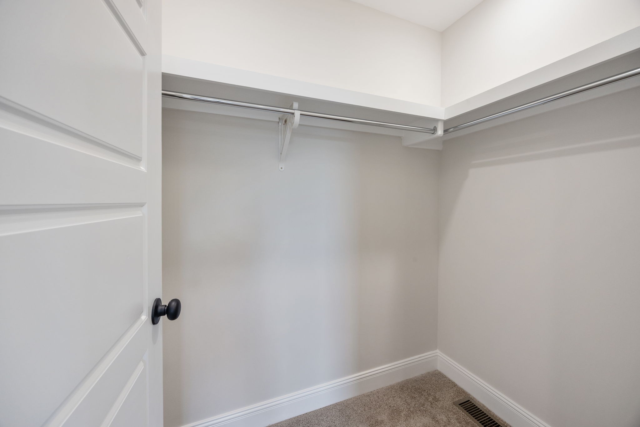 Generously sized closet for the Primary Bedroom!