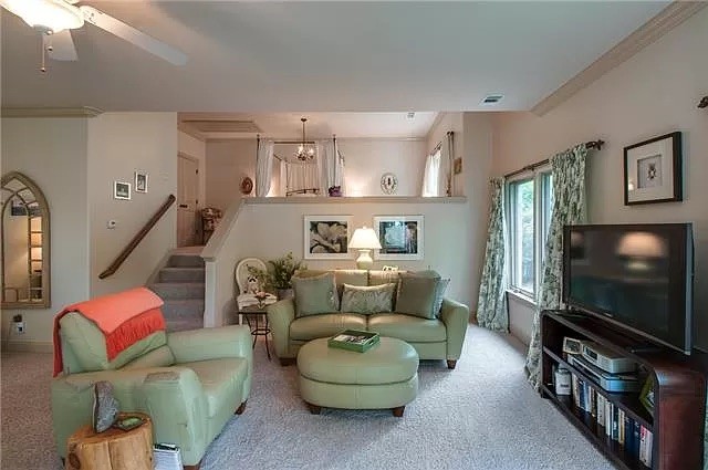 This photo was captured while the owners were living in the home.