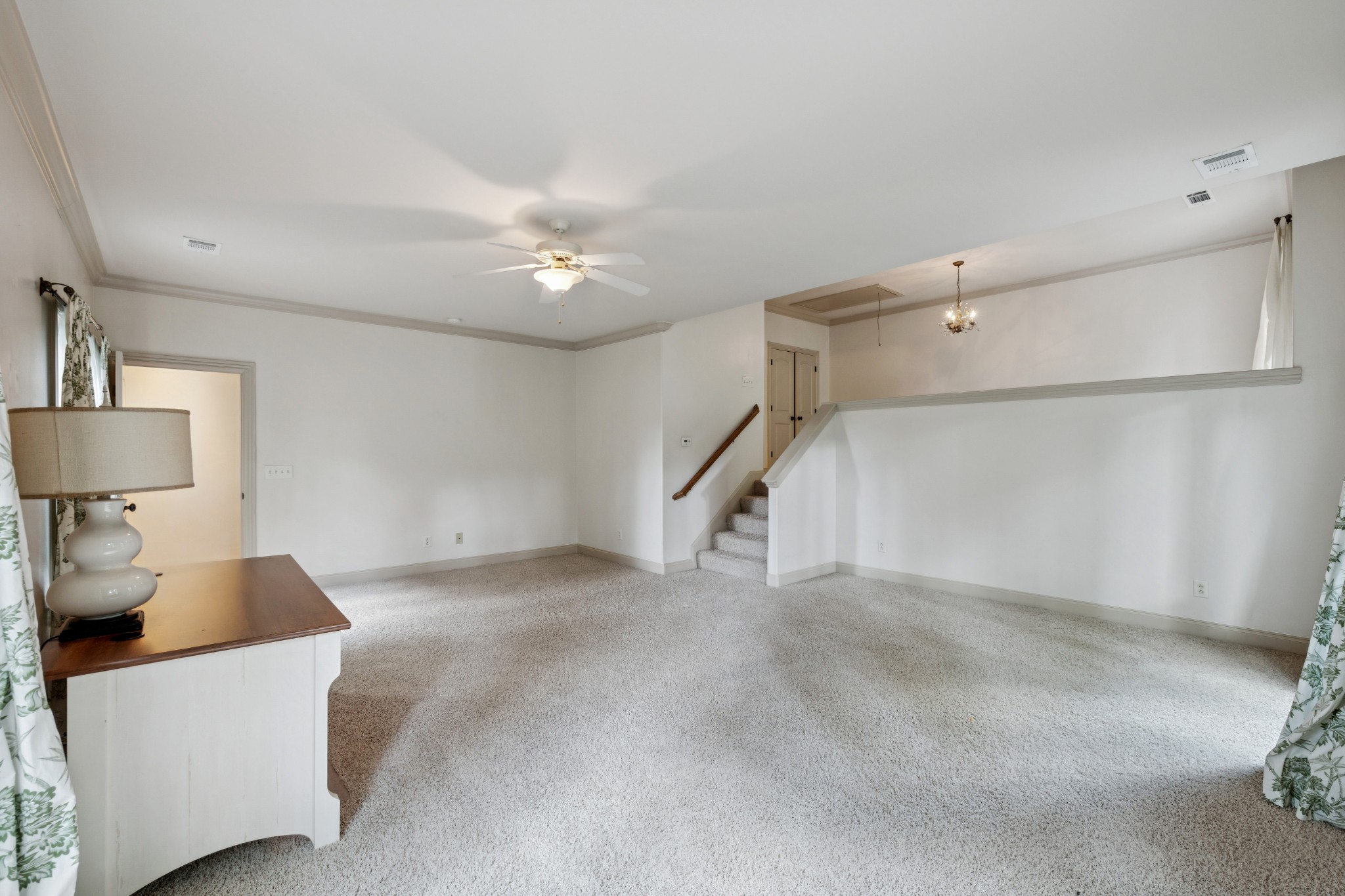 Living area above the garage / connected by stairs to the main home.