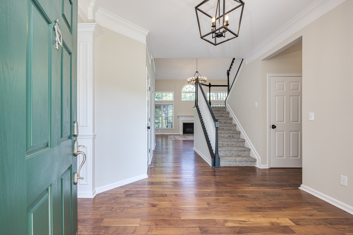 Large welcoming foyer.