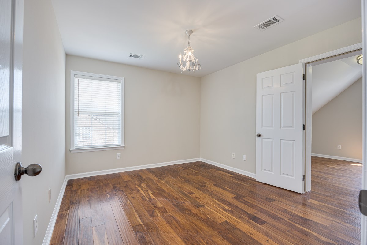 4th bedroom with connected flex room