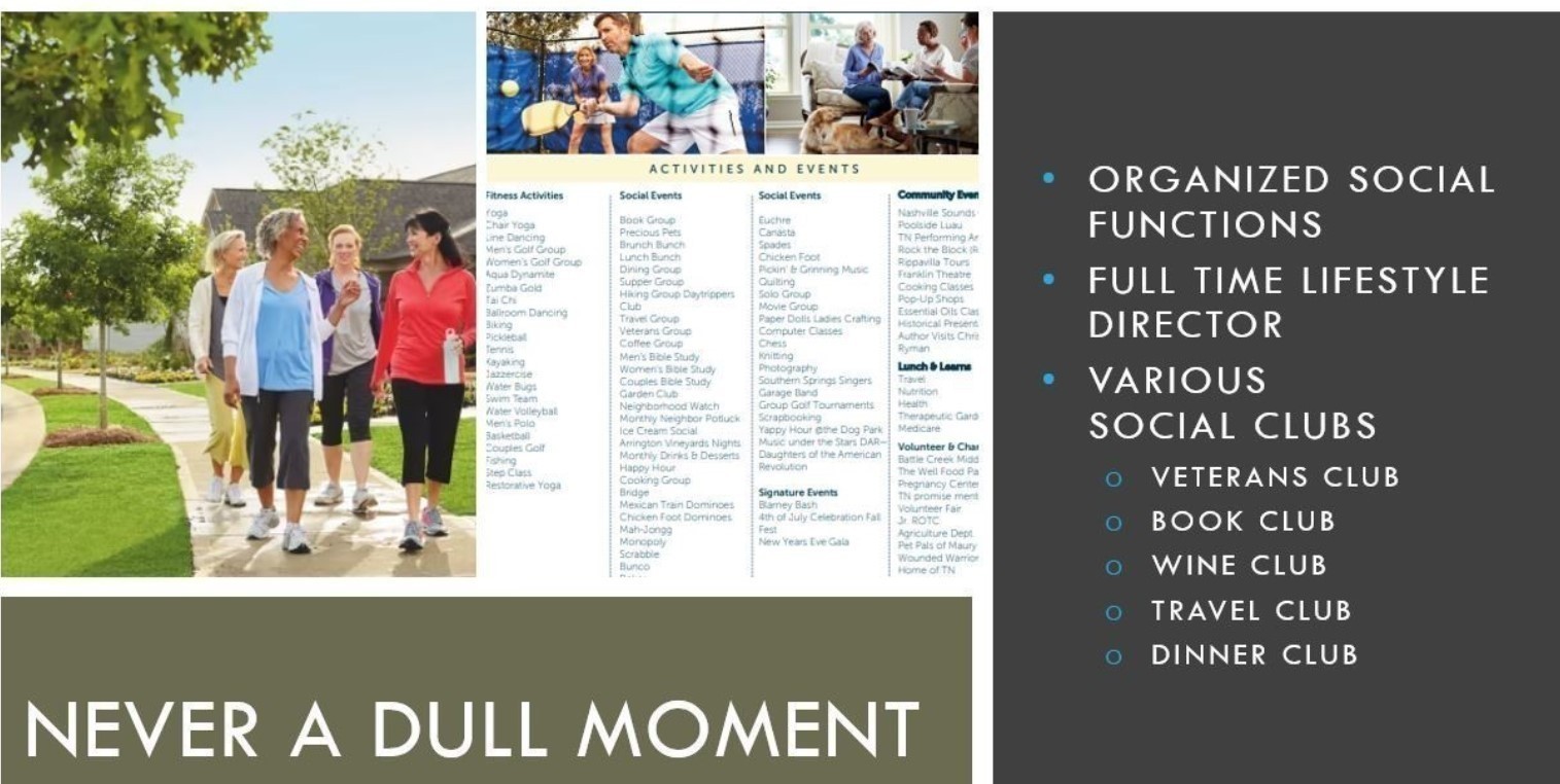 With a dedicated Lifestyle Director in the community, there is never a dull moment. There are various functions and social clubs that will be available where you can meet other homeowners in the community.