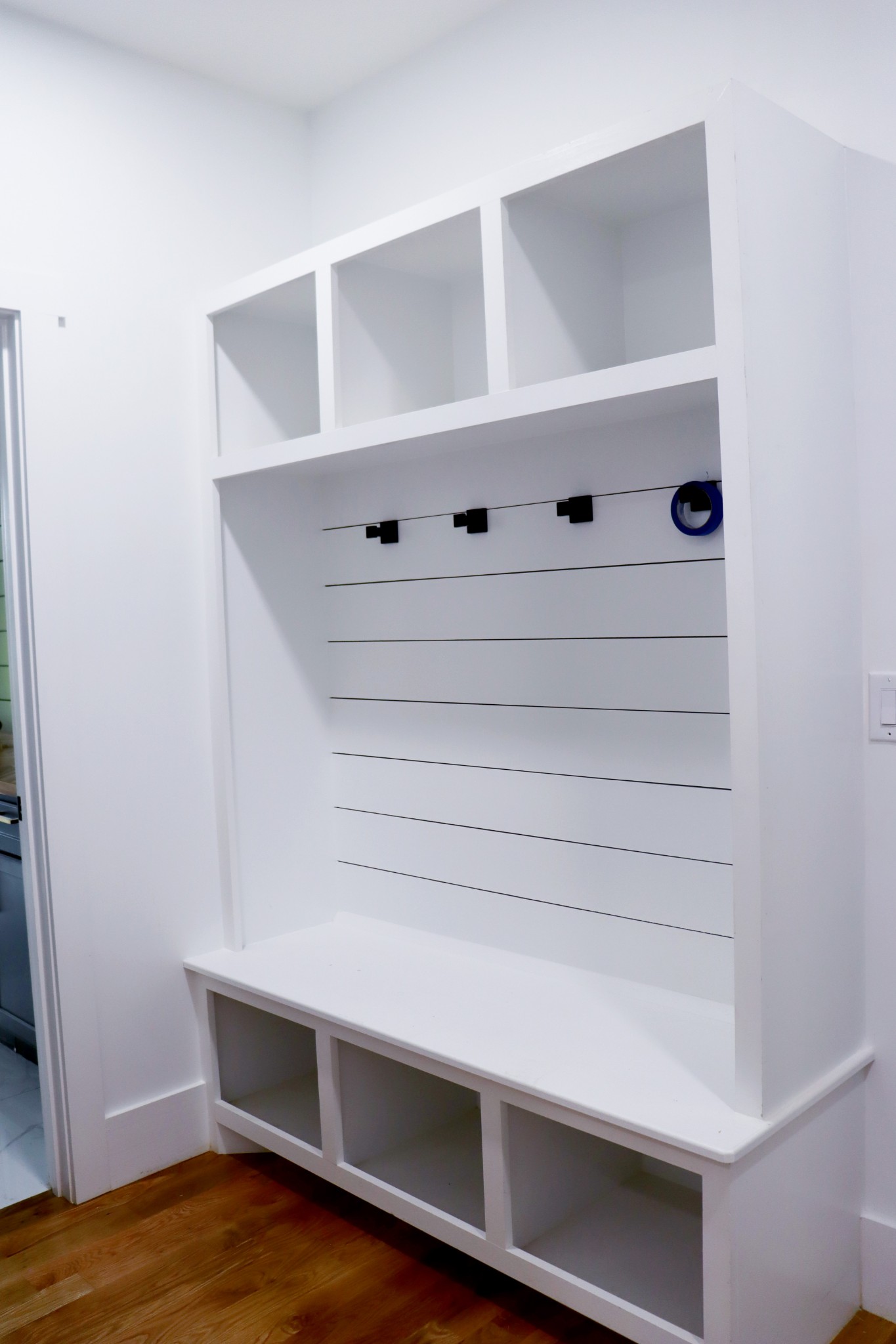 This is located at garage door for easy convenience.