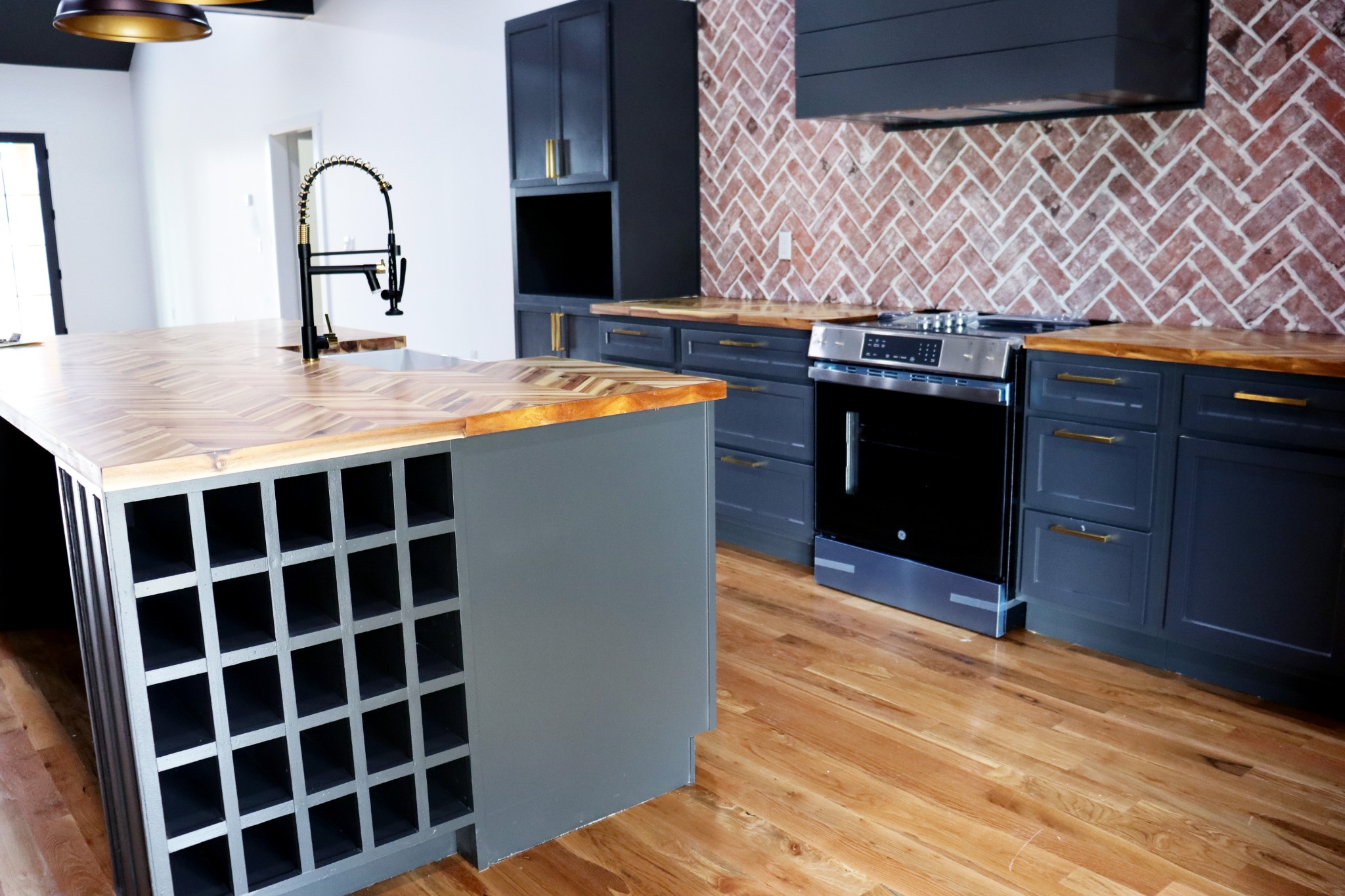 This cubby makes easy storage.