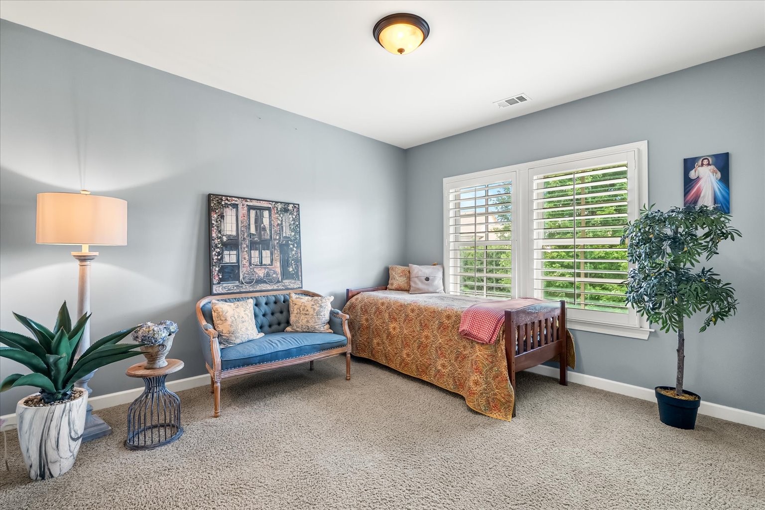 Bedroom 3 leads to a connecting bath area