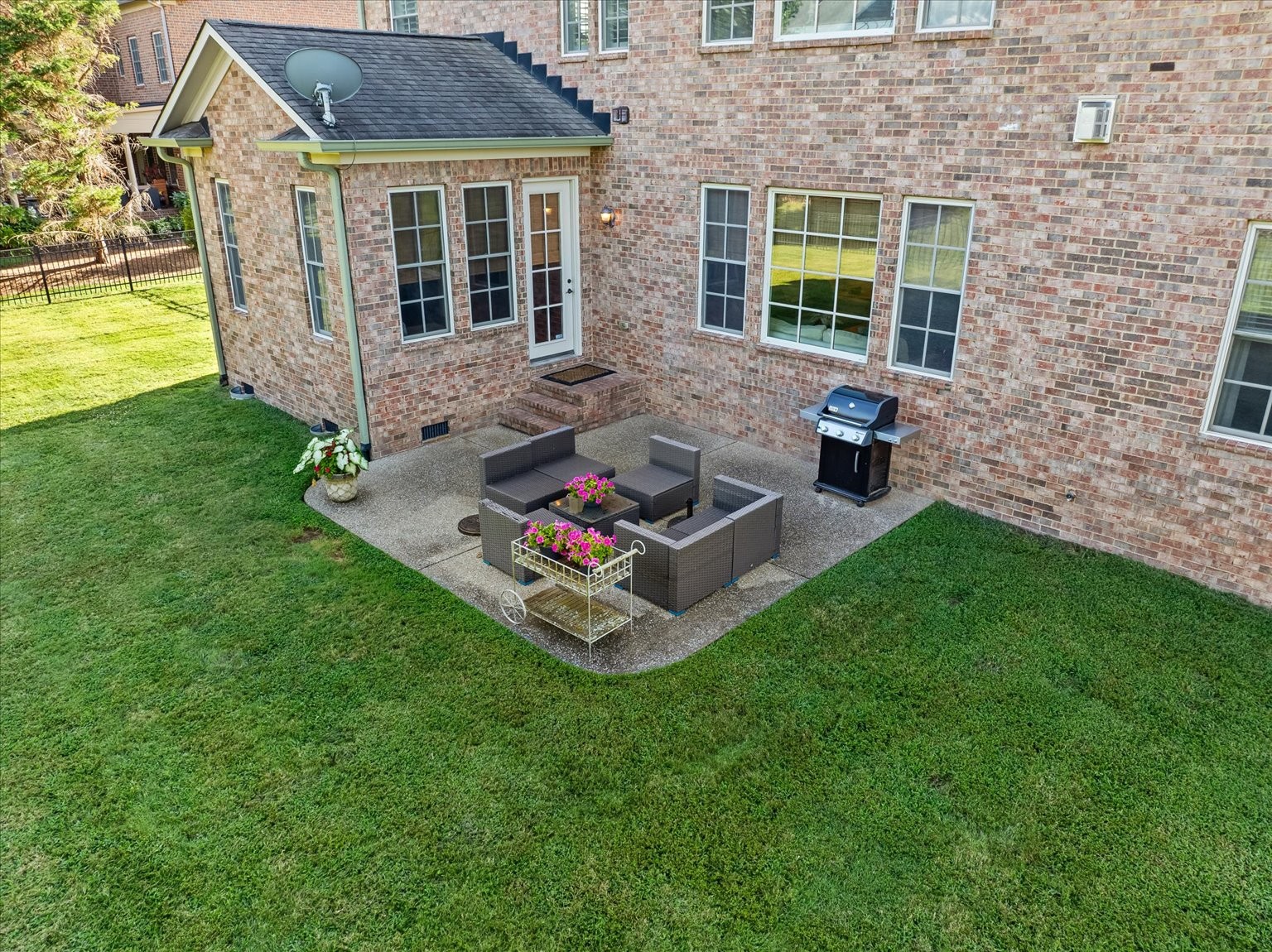 Patio right off keeping room and kitchen