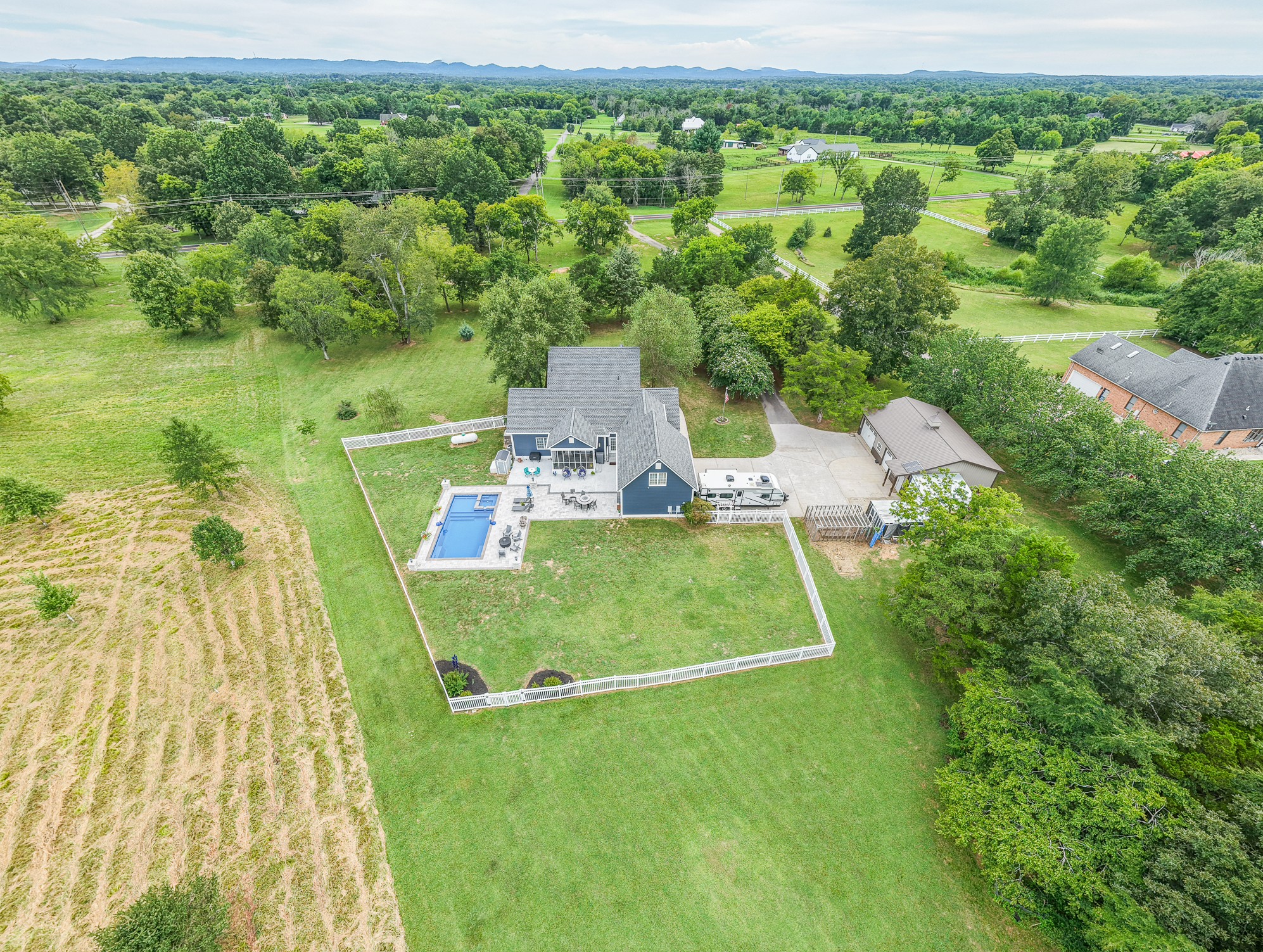 Your shooting range is in the lower right side shooting into those trees