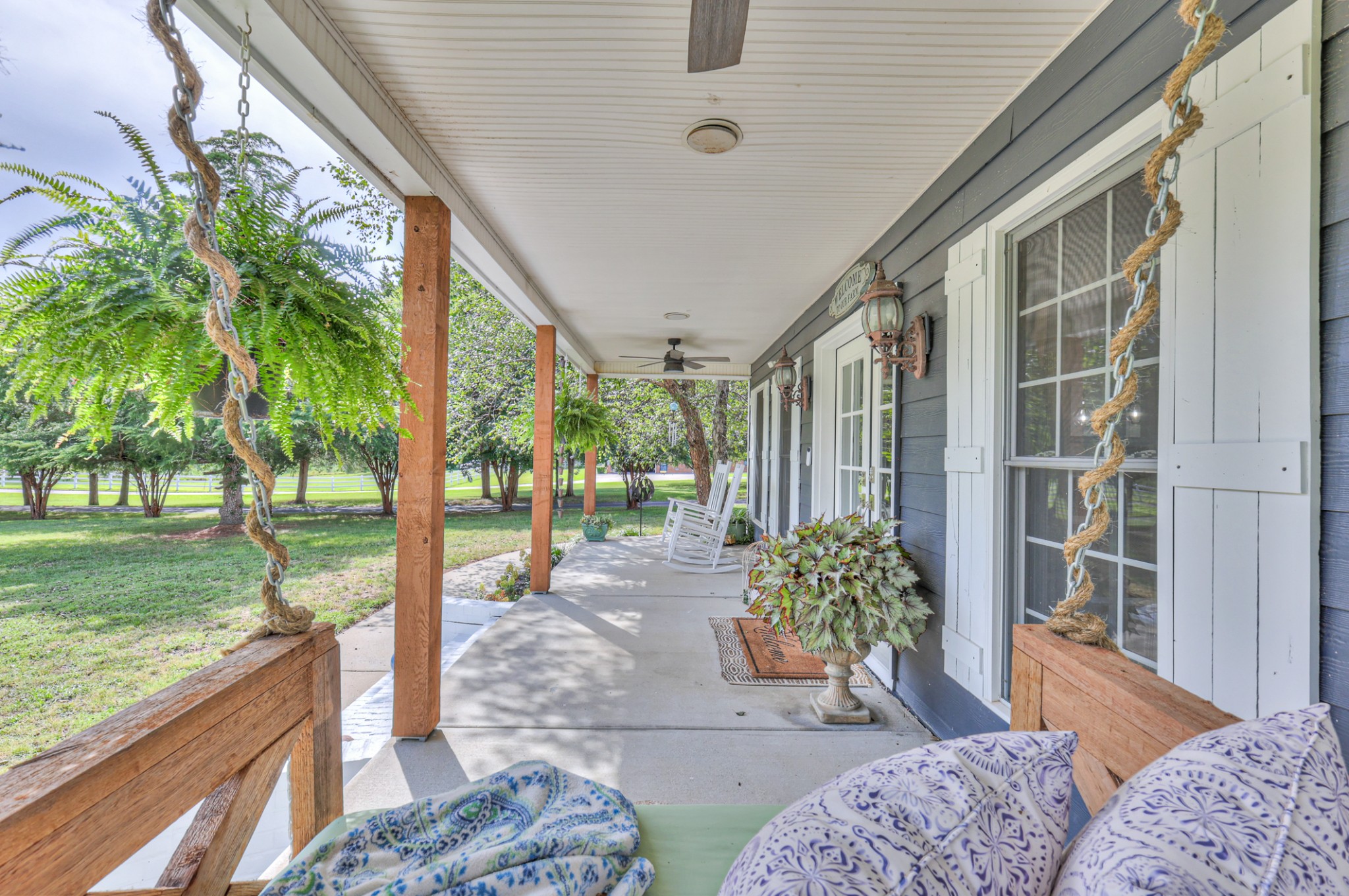 Another view of the front porch.