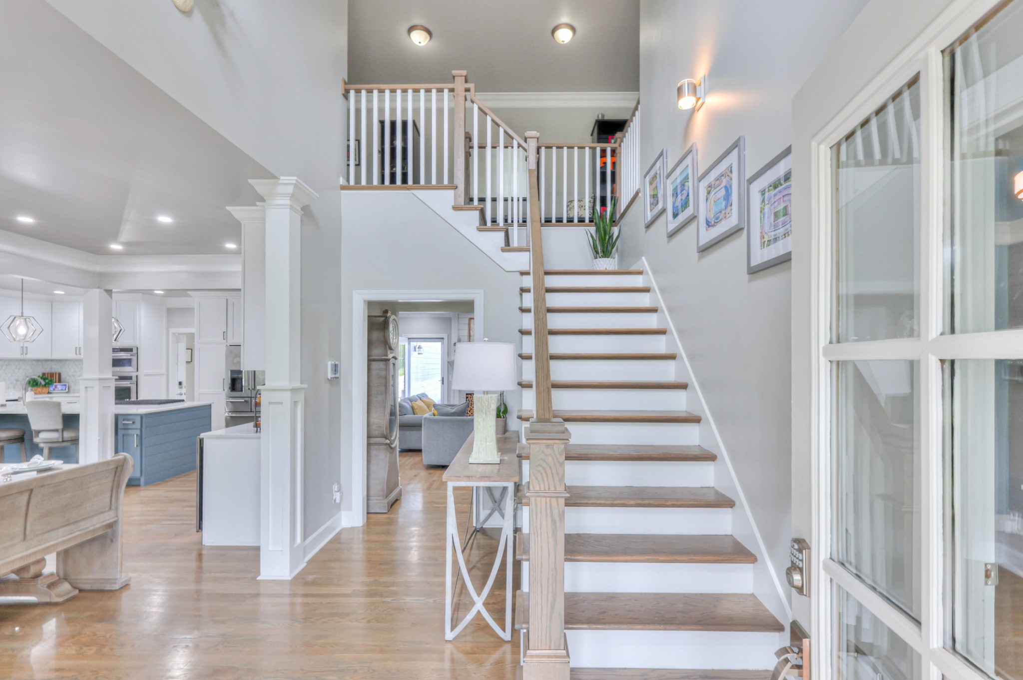View as you come in the front door. Private office off to the right, formal dining room to the left