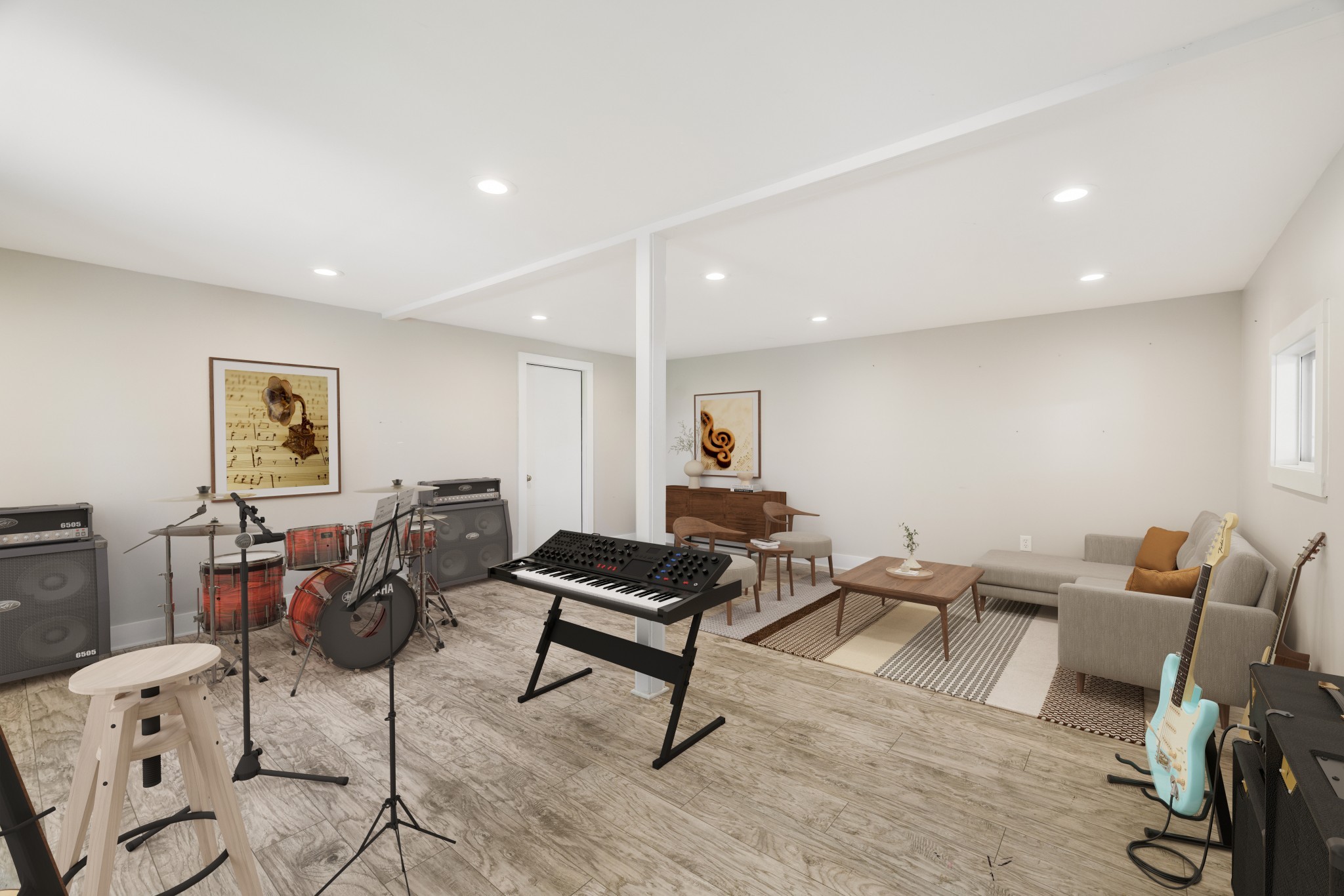 Enjoy a large, detached space that's perfect for a music studio, dance studio, fitness space, office...endless options!!!! A rare find in East Nashville! *virtually staged*