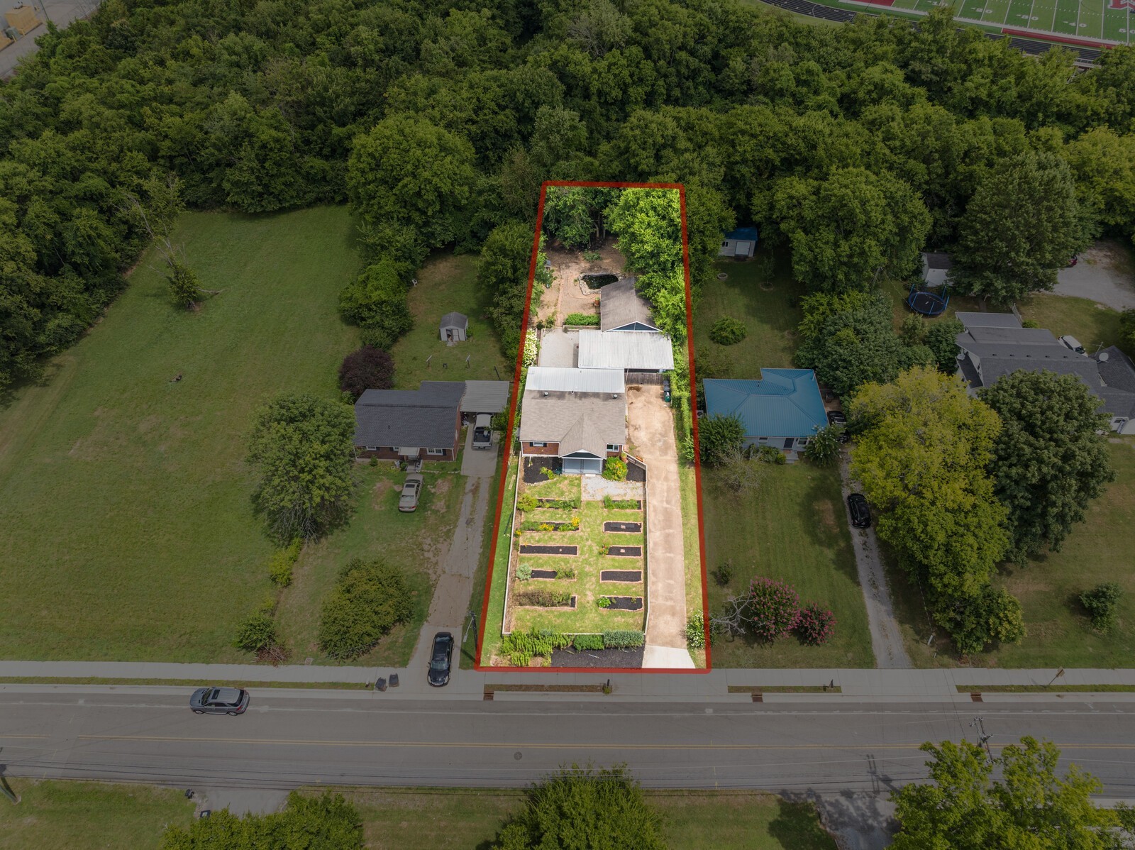 Enjoy a .31 acre lot just minutes from downtown