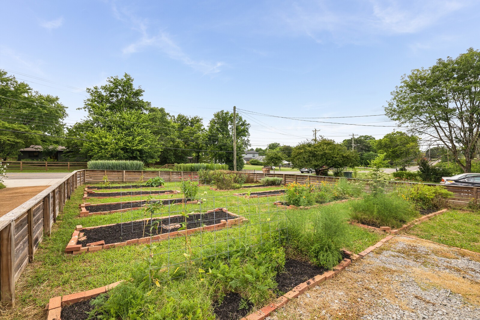 Each bed has been beautifully maintained