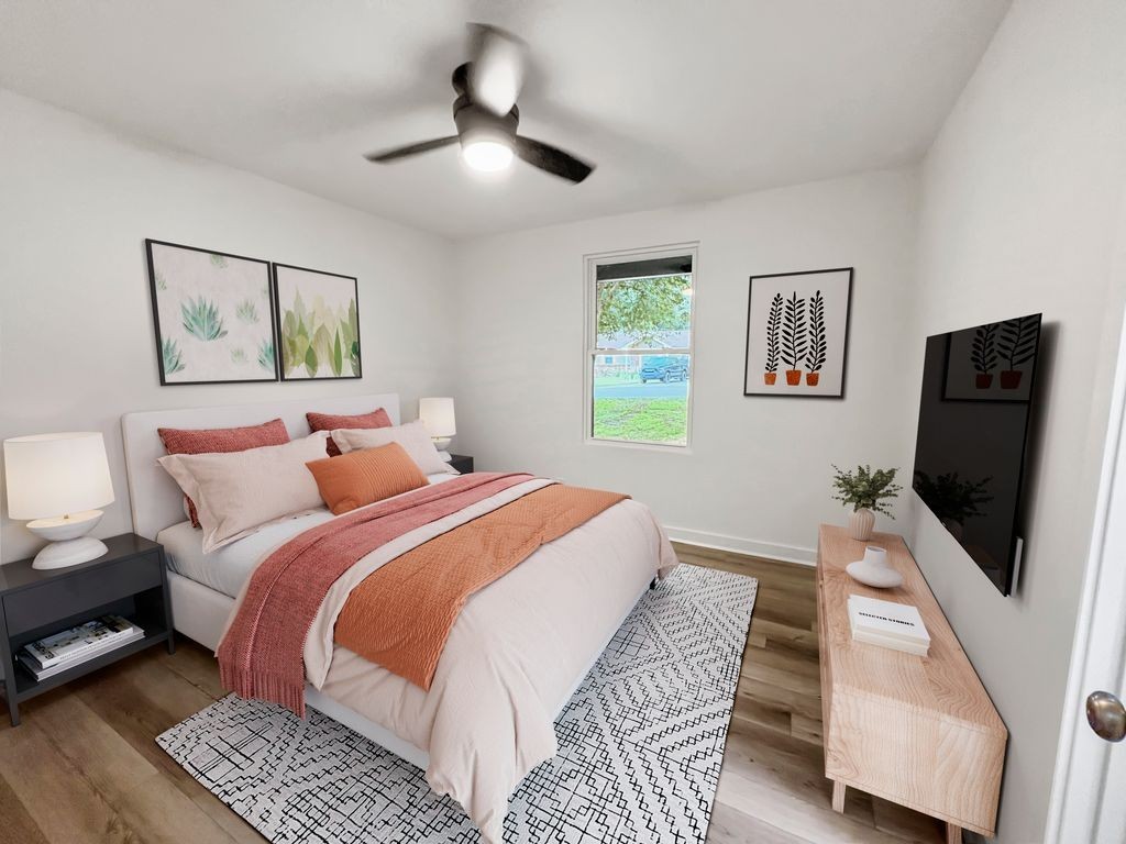 Bedroom #2 - This photo is virtually staged.