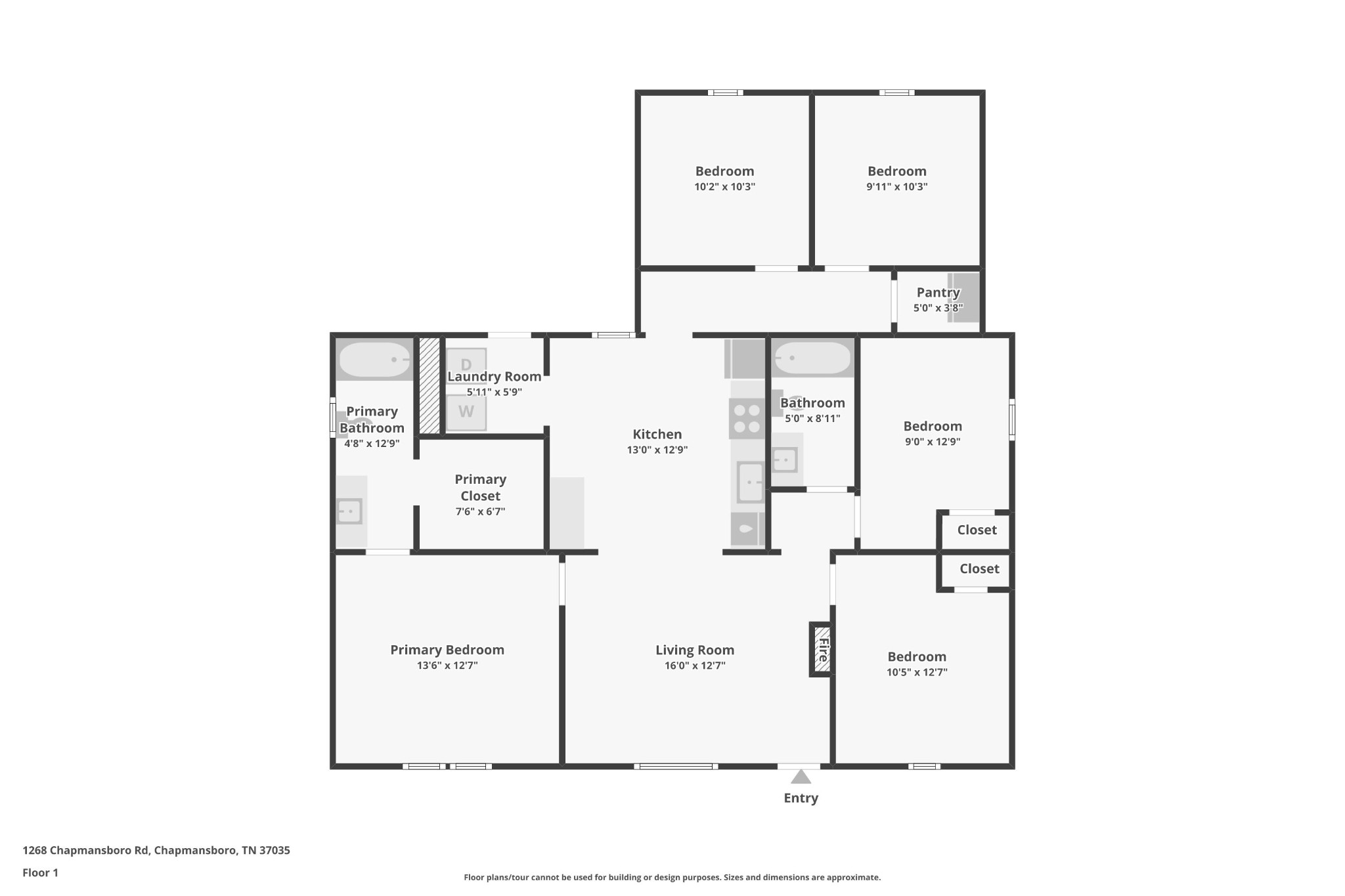 1268 Chapmansboro Rd, Chapmansboro, TN 37035