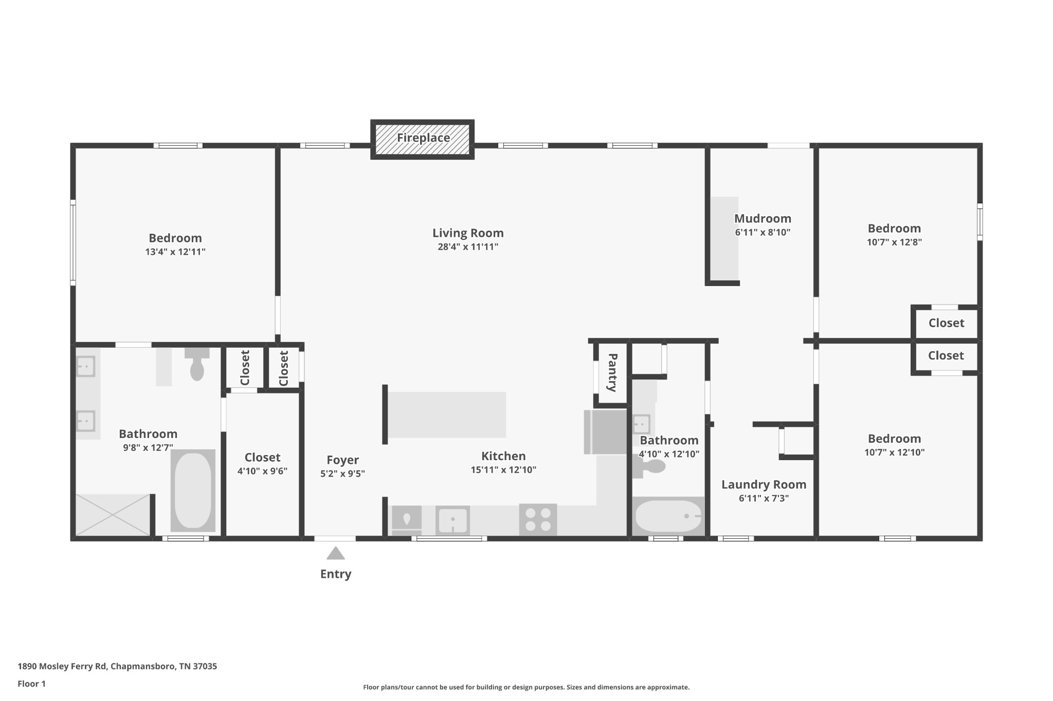 1890 Mosley Ferry Rd, Chapmansboro, TN 37035