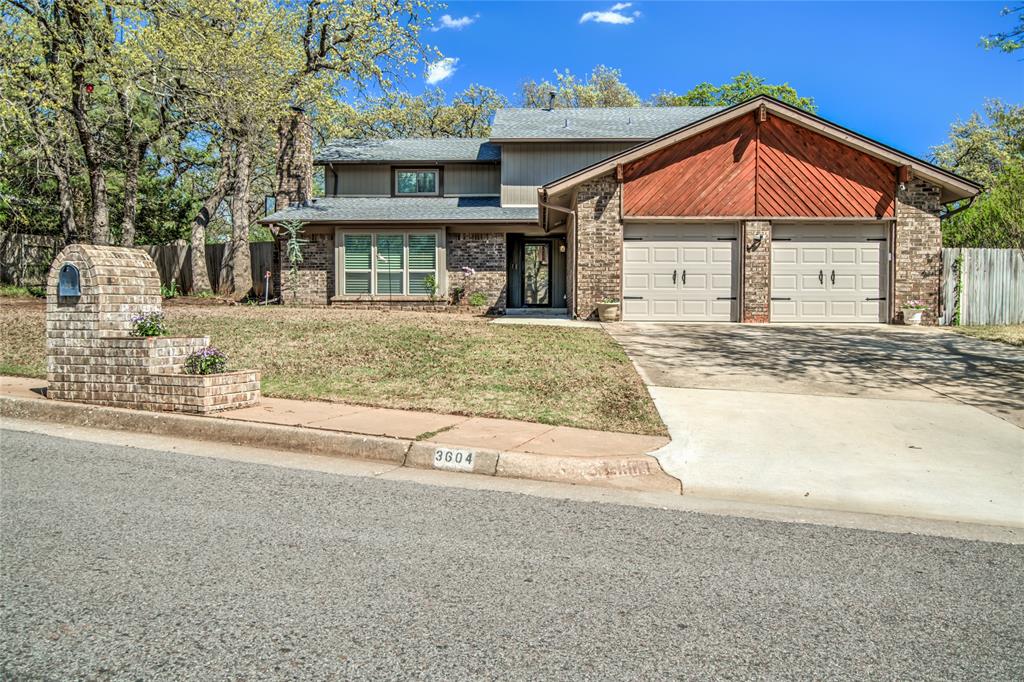 Amazing 4bed 2.1bath home in SE Edmond. Windows replaced w/Low-E windows throughout 2020. Both HVAC units replaced (up 2025) and (down 2026). Roof replaced 2021. All bathrooms updated w/granite, tile, & fixtures. Updated paint, carpet, ceiling fans, & light fixtures throughout. Spacious living room featuring a wood burning fireplace, cathedral ceiling, built-ins, & beautiful windows. Kitchen has updated SS appliances, granite counters, & plenty of cabinets. ALL bedrooms are very spacious. Primary and bed #2 have walk-in closets. Bedroom 4 could be optional bonus room. Large backyard has outbuilding w/mini-split unit, currently used as a studio/gym. Sprinkler System. Great location within walking distance to Chisholm Elementary and Cimarron MS.