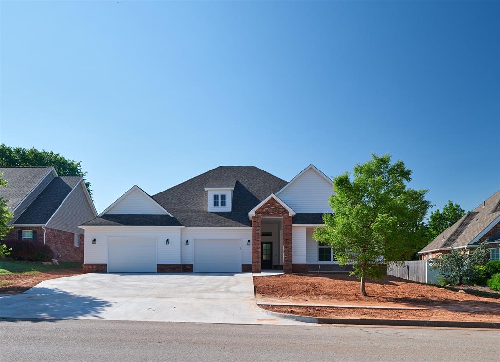 This beautifully designed 3-bedroom, 2.5-bathroom home offers the perfect balance of comfort, functionality, and style. An open-concept living area flows seamlessly into a modern kitchen and dining space, ideal for both entertaining and everyday living. The private primary suite includes a spacious en-suite bathroom and generous walk-in closet. Two additional bedrooms provide ample space for family or guests, while a versatile flex room can easily serve as a home office, playroom, or workout space to suit your lifestyle needs. Enjoy year-round outdoor living with a covered patio and a welcoming back porch—perfect for relaxing evenings or weekend gatherings. With thoughtful layout and flexible spaces throughout, this home is designed to adapt and grow with you. Builder reserves fridge, curtain rods and curtains. Owner is licensee. O/A
