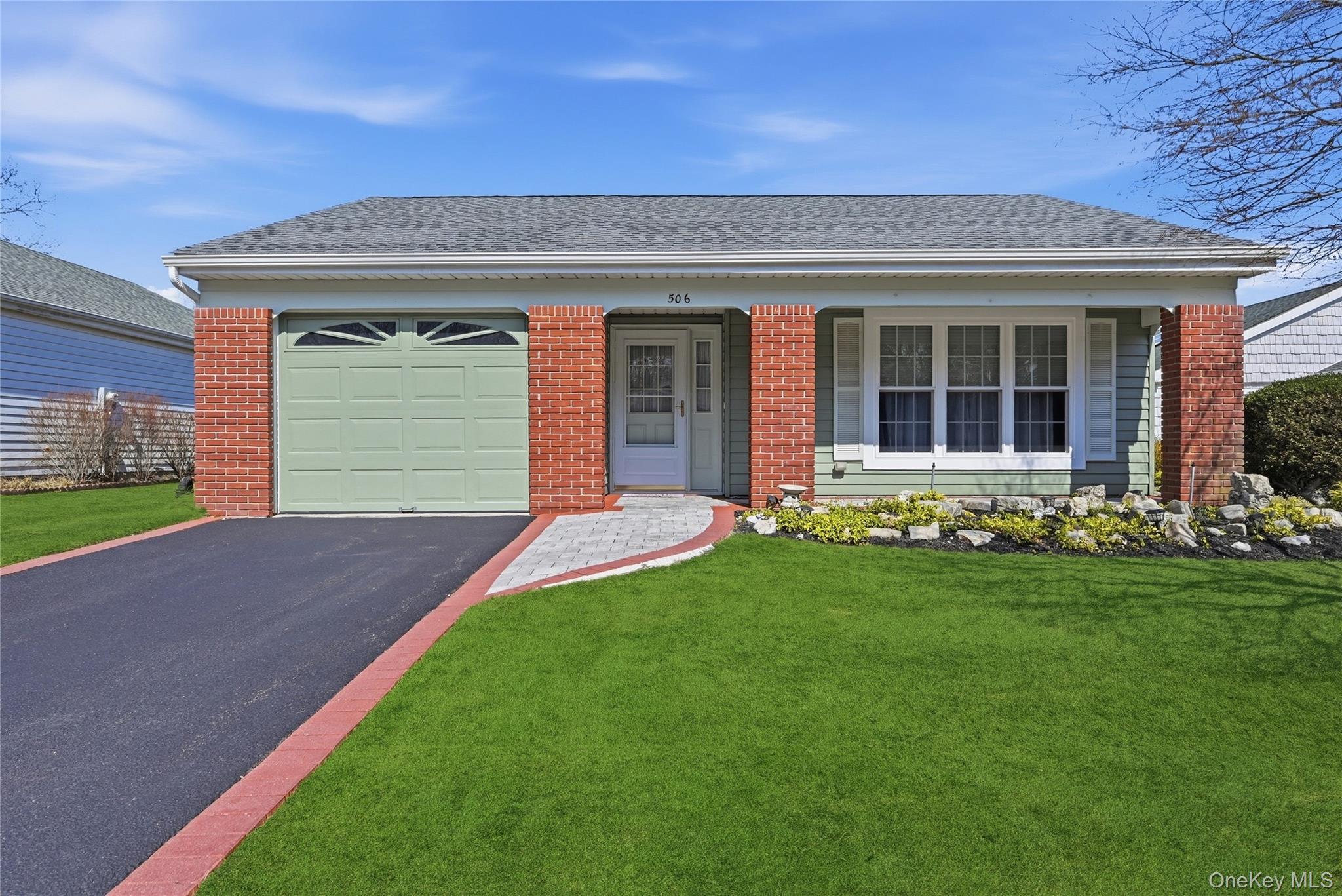 New to the Market! This beautifully expanded Westport model offers a stylish, move-in ready home with all the extras including a new roof, updated white kitchen with stainless steel appliances, new bathrooms and crown molding. Luxury flooring. This spacious  Westport has an extra room presently used as a den . Additional upgrades include new windows, central air condenser, energy efficient attic insulation, and a new garage door motor. There is 4 zone sprinkler system. Enjoy outdoor living off the kitchen with a cement patio and PVC fencing. Relax upfront on your covered front porch with pavers. The professional landscaping adds outdoor appeal as well as serene living on a quiet cul-de-sac. Low taxes and low monthly maintenance make this home an exceptional value. Leisure knoll activities include pickle ball, tennis, billiards, fitness center, bocci ball, crafts, ping pong, and a wood shop. Come live the Leisure lifestyle.