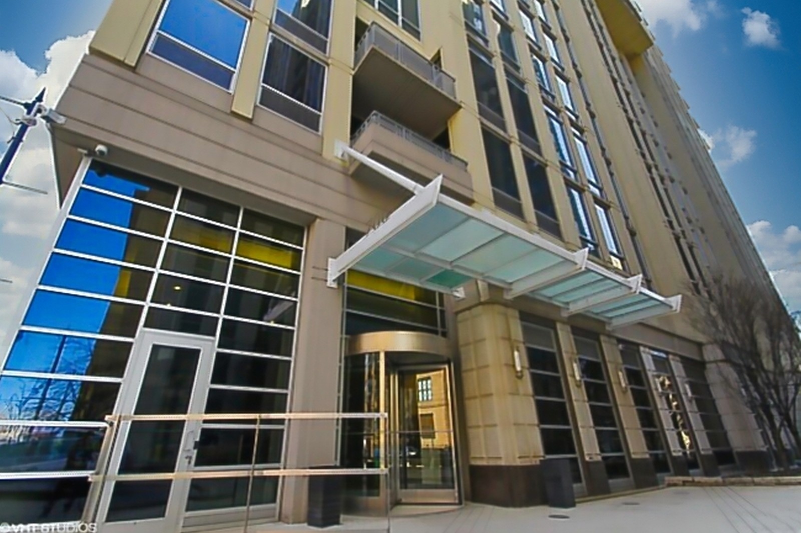 Welcome to Unit 1315 at 700 N Larrabee in River North offering sweeping city views. This beautifully updated 2-bedroom, 2-bathroom condo features soaring concrete ceilings, hardwood floors, and expansive windows that flood the space with natural light. The open-concept kitchen boasts sleek white cabinetry, quartz countertops, a subway tile backsplash, and stainless steel appliances. Relax in the living area with a cozy fireplace and enjoy seamless access to your private balcony. The spacious primary suite includes a walk-in closet and a luxurious en-suite bathroom with dual vanities and a walk-in glass shower. A stylish second bedroom and full guest bath, along with in-unit laundry for added convenience. Building amenities include a fitness center, 24-hour door staff, and secure entry. Located steps from the Riverwalk, parks, shops, and restaurants, this home offers the best of urban living. 1 Parking spot available for $25K