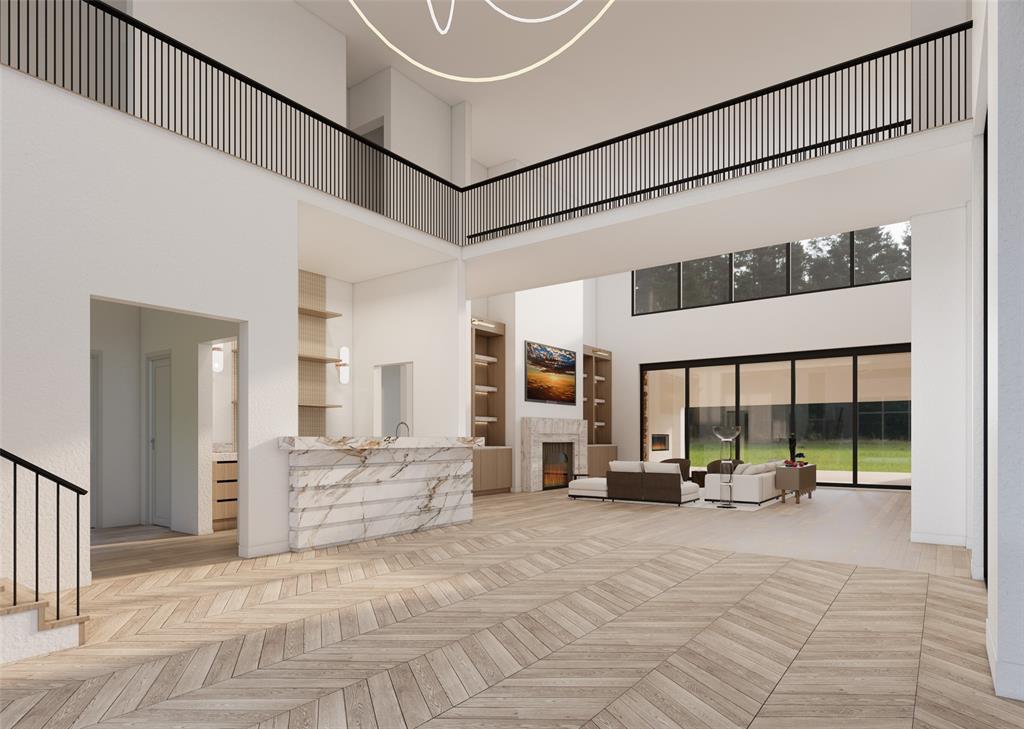 Experience exceptional modern luxury in this new construction estate located in the prestigious, guard-gated Hills of Kingswood. Estimated completion December 2025. This architectural masterpiece blends timeless design with cutting-edge technology and resort-style amenities.

The open-concept layout welcomes you with soaring ceilings, expansive windows, and seamless indoor-outdoor flow. The chef’s kitchen features custom cabinetry, professional-grade appliances, a large island, and a hidden prep kitchen with butler’s pantry. A dedicated wine room and wet bar make entertaining effortless.

The primary suite offers ultimate relaxation with a private sauna, spa-inspired bath, and direct access to the terrace overlooking the backyard oasis. Enjoy a fully equipped home theater, security room, and whole-home automation featuring a Lutron system and in-wall speakers throughout.

Upstairs includes a spacious game room, media lounge, and covered balcony perfect for entertaining. Step outside to a private resort-style setting with a sparkling pool, elevated spa, sunken fire lounge, and a covered outdoor kitchen with dining and lounge areas.

Additional highlights include a study, five ensuite bedrooms, mudroom, and four-car garage. This extraordinary residence offers sophistication, comfort, and privacy in one of North Texas’ most exclusive communities.