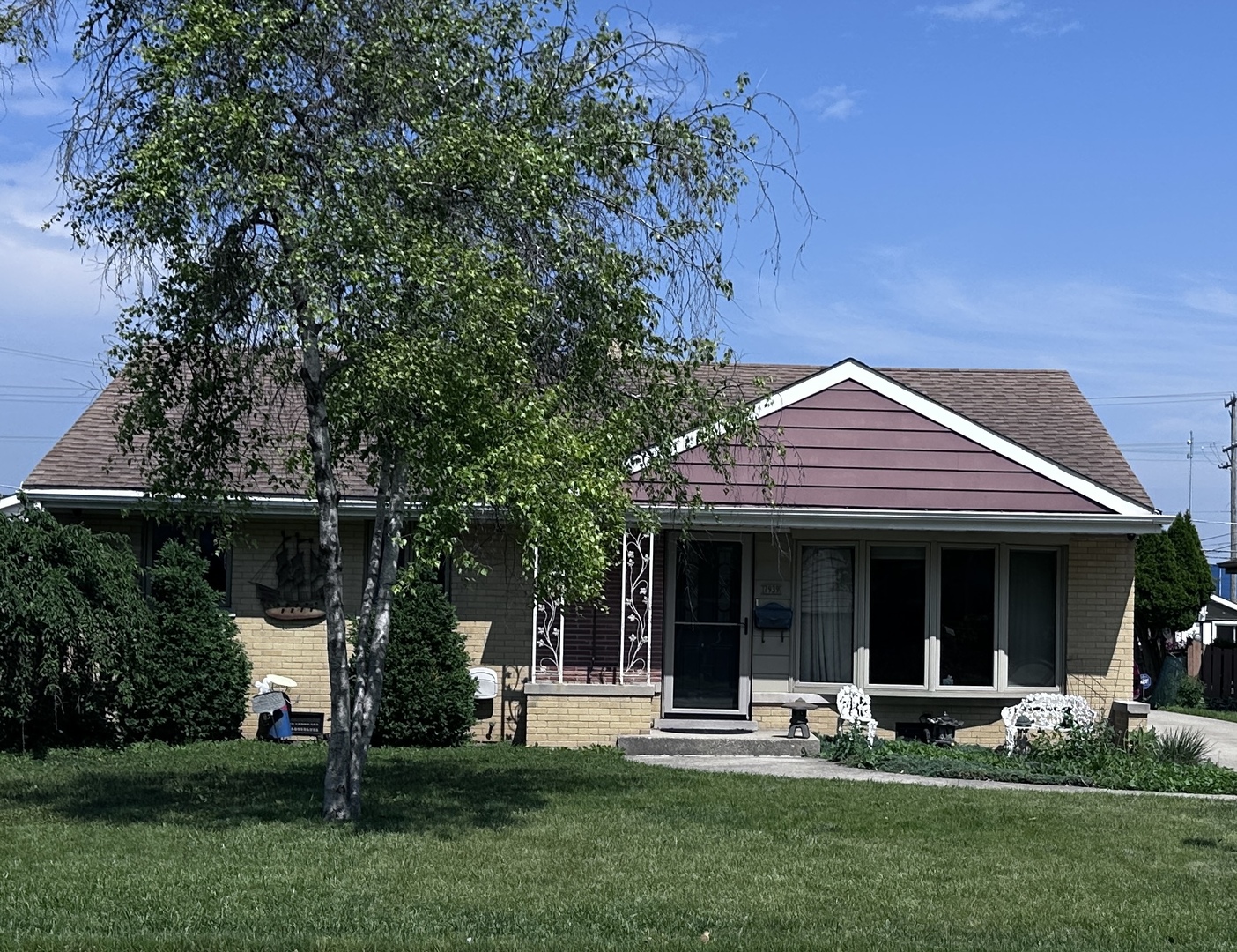 Welcome to 7939 N Neva Ave, a classic brick ranch nestled in the highly desirable West Niles/Lawrence Gardens neighborhood of Niles. This single-story home blends mid-century charm with modern value, offering a perfect opportunity for first-time buyers or empty nesters.    3 bedrooms, 1.5 baths in 1,394 sq ft of living space on an 8,176 sq ft lot    Built in 1955, designed for lowmaintenance comfort and timeless appeal    Solid brick exterior, spacious layout with a cozy fireplace, and airy flow throughout    2.5-car garage, generous backyard, and level lot ideal for gardening or relaxing evenings    Located just 0.2 miles from Clarence E. Culver School (PK8) and 1.6 miles from Niles West High School (912)-schools rated 7/10 and 9/10 respectively    Conveniently close to shops, parks, public transit, and community amenities in a quiet, walkable neighborhood    Being sold as-is-giving you the freedom to personalize or renovate to your vision without the hassle of seller updates.