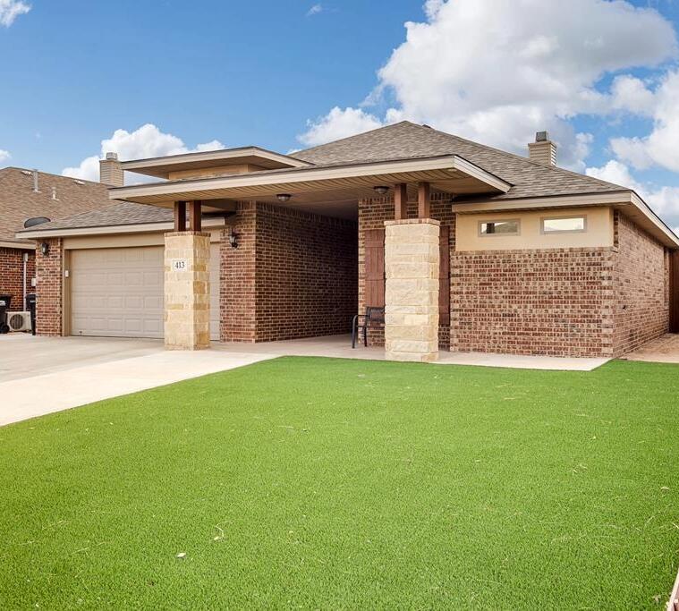 BEAUTIFULLY MAINTAINED HOME WITH OPEN FLOORPLAN & GREAT NATURAL LIGHT! CENTRALLY LOCATED JUST MINUTES FROM HEB, COSTCO AND DINING! SPACIOUS THROUGHOUT, OFFERING DUAL SINKS & SEPARATE CLOSETS IN THE SEQUESTERED PRIMARY SUITE ALONG WITH GREAT ENTERTAINING SPACE IN THE KITCHEN/LIVING AREA, INCLUDING A CHARMING GAS FIREPLACE. THE BACKYARD FEATURES A LARGE COVERED PATIO/PERGOLA, PERFECT FOR A HOT TUB! OUTDOOR TV/KITCHEN FRIDGE STAYS! MANY UPDATES INCLUDING, PAINT, TILE FLOORING, BATHROOM SHOWER TILE, 8' PRIVACY FENCE, & LIGHTLY TINTED WINDOWS! FRONT TURF! 2YR OLD ROOF! LOW MAINTENANCE, NEGOTIABLE!