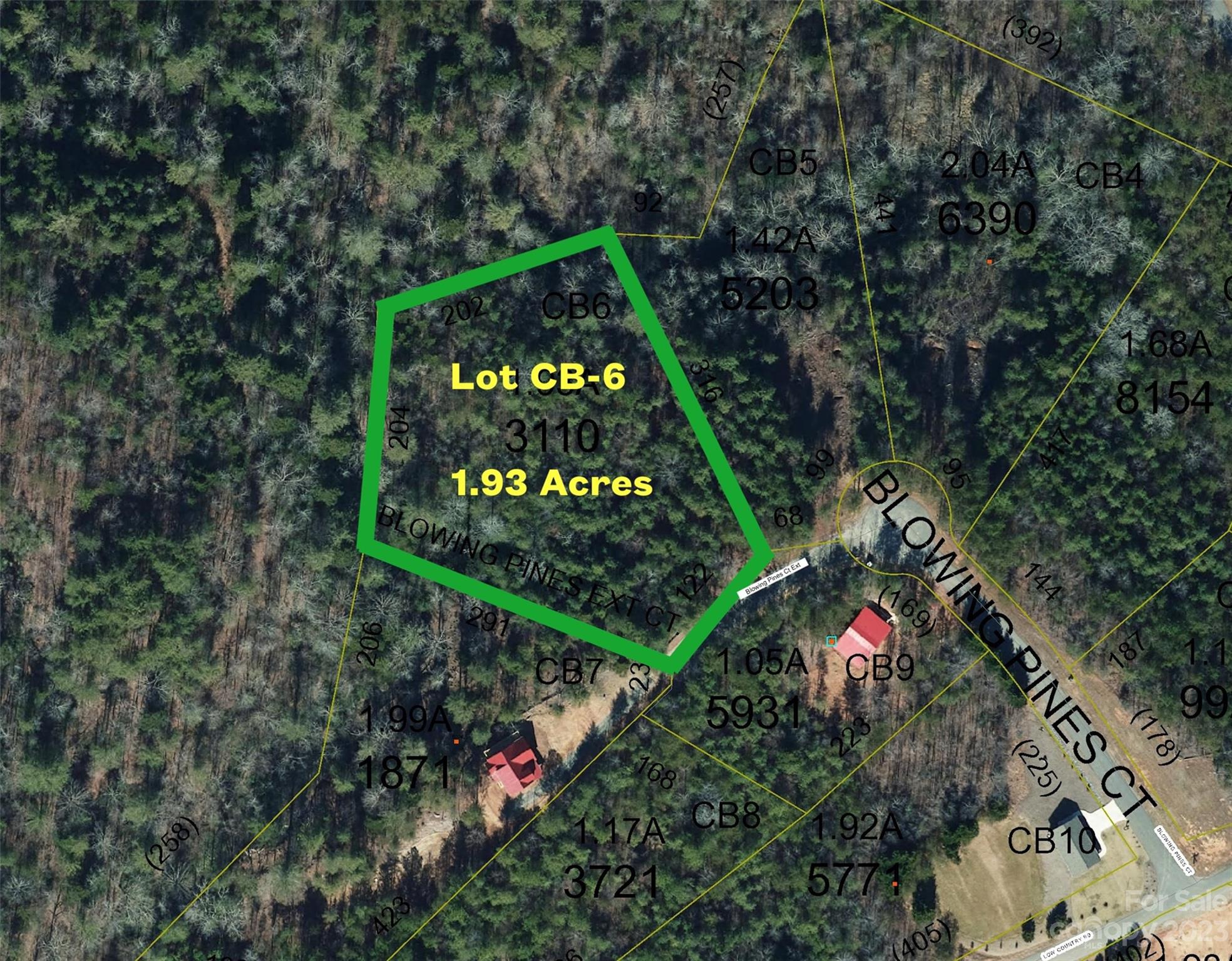 1.93 acres, Lot CB-6 Blowing Pines Court Lot CB-6