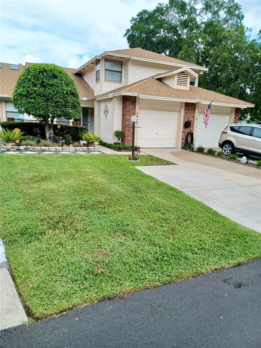 Great location near Shopping, Restaurants, Banks, Worship Centers, Medical Facilities and the sort. Featuring a Spacious 3 Bedrooms, 2,1/2 Baths with a Single Car Garage in a Desirable Ethans Glen / Wellington Station Community. This is Not an age restricted commutes. The community is governed by a HOA with a monthly fee of $69.00, it covers the maintenance of the Great Pool with the Cabana Facilities, Yard Mowing, and Street Lights. The kitchen has a bay-window by the eating area with appliances included and pantry. A Pass-Thru Window to the formal Dining Area and Living Room. Convenient Wet-Bar and a Wood-Burning Fireplace in the Living Room. The Primary Bedroom is on the first floor with a walking Closet and Comfortable Bathroom with vanity area. Screened-in Lanai and Privacy Fenced Backyard Patio. Upstairs overlooking Loft, 2 Bedrooms, 1 Full Bath.
