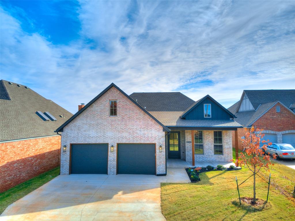 OPEN HOUSE THIS SUNDAY (2-4). NEW CONSTRUCTION! One-year builder's WARRANTY is included!   Welcome to this gorgeous new home where charm meets modern elegance.   Nestled in a well-established neighborhood with highly regarded public schools, this home offers both convenience and comfort. You’ll enjoy quick access to major roads, great dining options, and nearby shopping.   Inside, this stunning home blends modern design with thoughtful features and high-quality materials throughout. A cozy gas fireplace, tall ceilings, and abundant natural light create an inviting atmosphere from the moment you enter.   Offering three generously sized bedrooms plus an office/flex room, the layout is both functional and versatile. The open-concept kitchen features ample cabinetry, quartz countertops, and a state-of-the-art walk-in butler’s pantry—complete with additional storage, quartz surfaces, and plentiful outlets for all your small appliances.   The primary suite retreat includes a spa-like bath with a spacious walk-in shower, a 6-foot soaking tub, and an impressively large walk-in closet with a built-in dresser.   For added peace of mind, the garage includes a concrete above-ground storm shelter/secure closet.   With 2,400 sq. ft. of living space that lives like 3,000, this home blends comfort, function, and style in every detail. The HOA handles yard maintenance weekly.    Schedule your private showing today and experience it for yourself!
