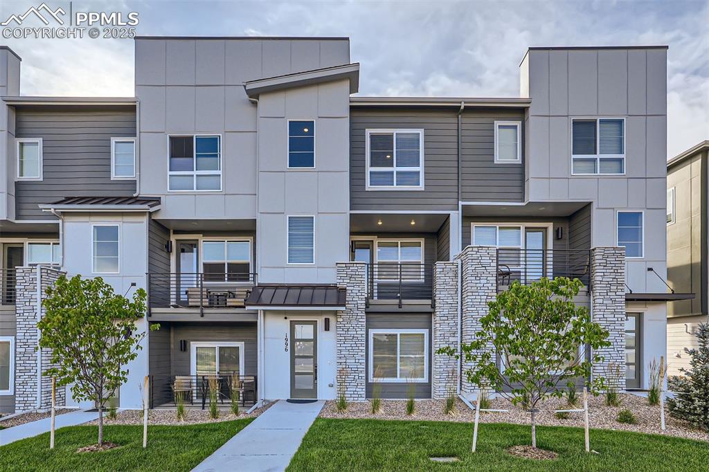Welcome to Your Dream Home!

Nestled in the heart of the picturesque Colorado Springs, this newly built townhouse offers modern living at its finest. With breathtaking views and an unbeatable location, this home is a perfect blend of comfort and convenience.

Key Features:

The spacious open floor plan seamlessly connects the living, dining, and kitchen areas, perfect for entertaining and family gatherings. The kitchen is equipped with stainless steel appliances, quartz countertops, and beautiful cabinetry, making it a chef’s delight. The luxurious main bedroom features a walk-in closet and an ensuite bathroom with double vanities, and a separate glass-enclosed shower.  Enjoy the Colorado sunshine on your private patio, ideal for BBQs and outdoor relaxation. The two-car garage provides ample storage space and convenient access to your home. 

Perfect for families, with well-maintained parks and playgrounds within walking distance. Close proximity to a variety of shopping centers, restaurants, and cafes.

Location Highlights:

Just minutes away from Garden of the Gods, Pikes Peak, the Air force Academy, Great Wolf Lodge and numerous outdoor recreational activities. Easy access to major highways, making commuting to downtown Colorado Springs or Denver a breeze. 

Don't miss the opportunity to make this exquisite townhouse your new home. Schedule a viewing today and step into a lifestyle of modern elegance and convenience in beautiful Colorado Springs!