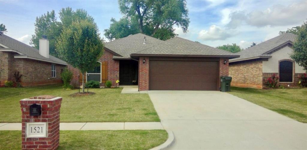 East Norman well-maintained, move-in-ready home!  This 3-bedroom, 2-bathroom home offers a functional layout with an inviting living space, new paint throughout giving the entire home a clean, updated feel. New floors in the dining and hallways. New roof installed in 2021. In the garage, you’ll find a dedicated EV charger. Step outside to enjoy the backyard, where a pergola on the back porch creates a cozy space for relaxing evenings, outdoor dining, or weekend gatherings. Backyard fence being updated. Sits across from the neighborhood park, pond and greenbelt! Conveniently located in Norman with easy access to Sooner Road and I-35.