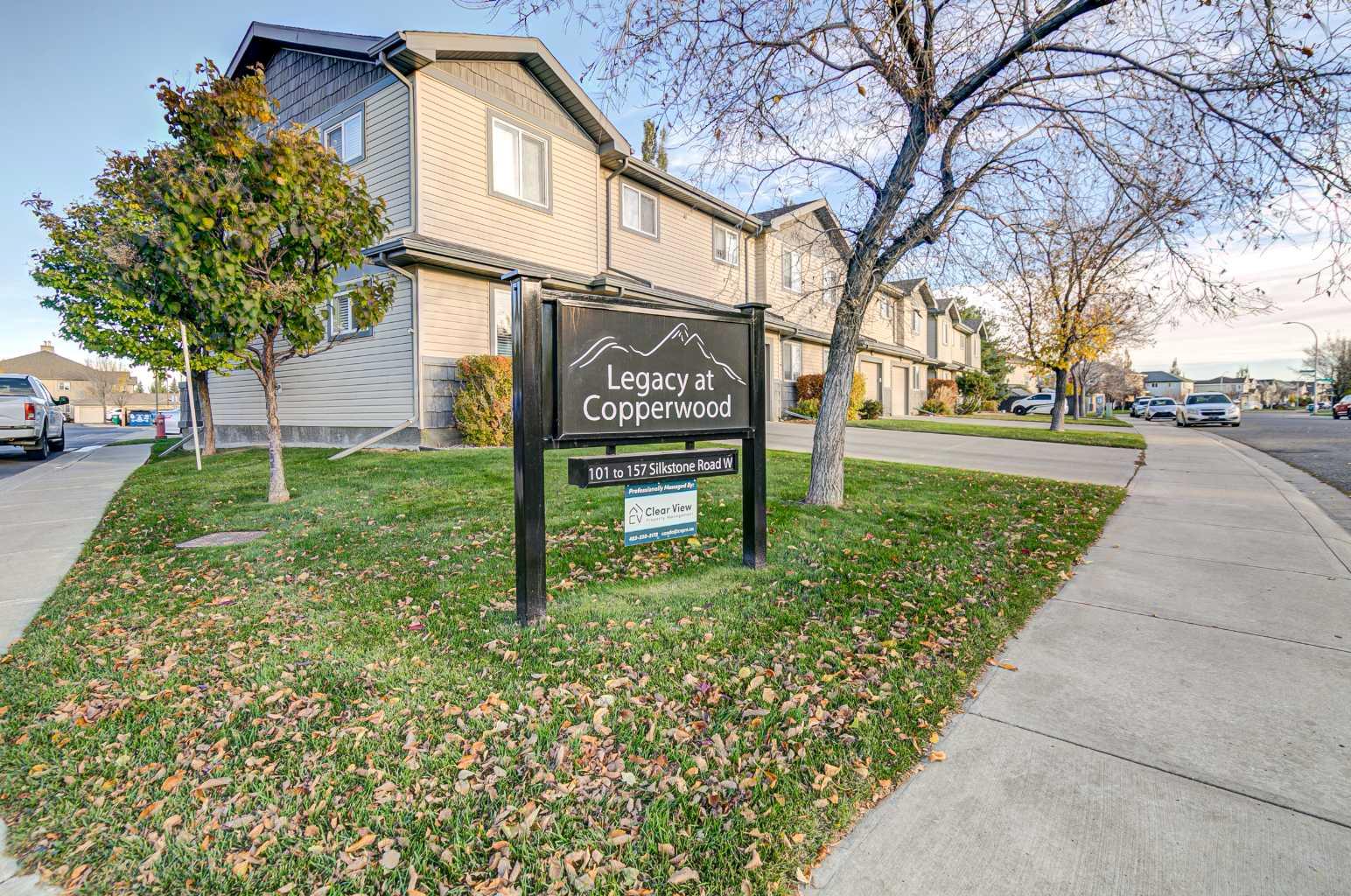 Discover the perfect combination of comfort, convenience, and value in this beautifully refreshing 2 bedroom, 2 full bathroom condo.  Whether you're a first time buyer, student, downsizer or investor, this property offers an excellent opportunity to enjoy affordability, low maintenance living, all in the desired Copperwood neighbourhood in West Lethbridge.The bright and inviting upper level features an open concept design where the generous living room flows seamlessly into the dining area and spacious kitchen.  A full bathroom on the main floor caters to the one bedroom, while the upper full bathroom services the upper living areas and main bedroom. This unit has an attached single garage and off street parking that you can access right off of Silkstone Rd so you don't have to fight for parking in the condo complex.  Offering an exceptional location, you can enjoy being walking distance from shopping, restaurants, parks, and schools.  It's one you won't want to miss.