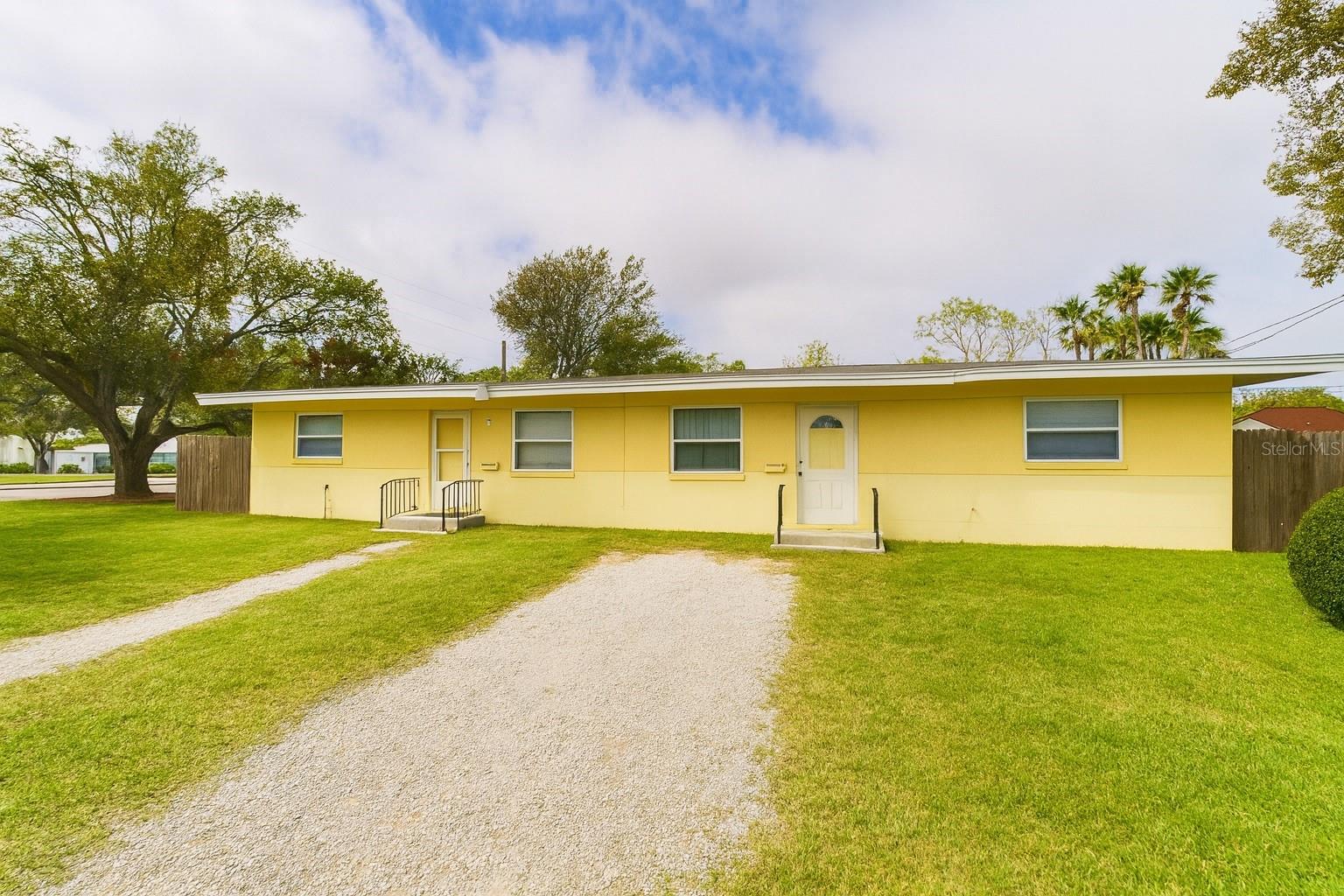 Opportunity awaits! This duplex property is located in a truly charming residential neighborhood minutes from shopping, dining, and lifestyleconveniences! Situated on a large corner lot, 7800 square feet, this income-producing property includes 2 bedrooms and 1 bathroom on eachside. Both units have their own laundry hookups located in their adjoining storage areas. Separate fenced yards allow for privacy and outdoor living space. Unit B is currently rented with lease in place through February of 2026 and a monthly rent of 1,500.00. Tenant pays utilities. Unit A will be vacant on January 1, 2026, allowing the owner to occupy and offset their mortgage. Or, rent out both sides to hold as a long-term investment property. There are no rental restrictions in this neighborhood. Unit A was completely renovated in 2021, with new appliances, new cabinets and granite countertops in the kitchen, as well as a newly renovated bathroom and with ceramic floor tile throughout the unit. Unit B was completelyrenovated in 2019 with new appliances, new cabinets and granite countertops in the kitchen, as well as a newly renovated bathroom and laminate flooring. The Roof was replaced in 2014. AC units are 9 and 12 years old and have been regularly serviced twice a year to maintain greatfunctionality. Pinellas Park is a vibrant city centrally located between St. Pete and Clearwater. This a great commuter location as well, offering quick access to 275 and US 19. St Pete-Clearwater airport is 5 miles away and the gulf beaches of Indian Shores and Redington are just a short drive.Take your pick of grocery stores. Walmart, Aldi, Target, and Publix are all within one mile. There is no shortage of coffee shops, quick food options, and unique restaurants in this area either. Don't miss this one!*some photos have been virtually staged*