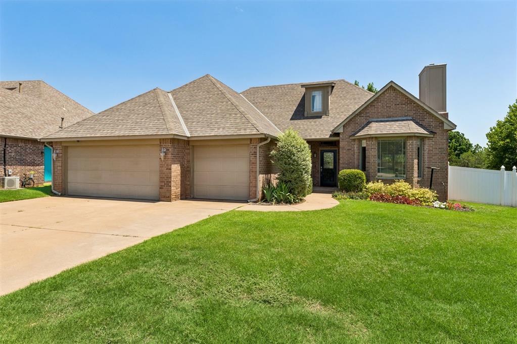 Welcome to this beautifully updated home tucked away on a quiet cul-de-sac in Cedar Pointe! Offering 3 bedrooms, 2.5 bathrooms, and 2,389 square feet of thoughtfully designed living space, this home combines comfortable everyday living with plenty of room to entertain.Inside, you’ll find a spacious layout featuring a formal dining room, cozy breakfast nook, and a beautifully renovated kitchen. The oversized primary suite offers a relaxing retreat, while the additional bedrooms share a convenient Jack-and-Jill style bathroom. Upstairs, the large bonus room with built-in shelving provides flexible space for a second living area, home office, playroom, or whatever best fits your needs.Step outside to enjoy the generously sized backyard, open deck, and peaceful views with no back neighbors! The white fence has a lifetime warranty and is maintained by the HOA. The 3-car garage provides plenty of room for vehicles and storage, and the in-ground storm shelter offers added peace of mind.Located in the established Cedar Pointe neighborhood, residents enjoy access to community amenities including a neighborhood pool and ponds, while being conveniently located near Edmond schools and everyday amenities.This home is ready to welcome its next owner!