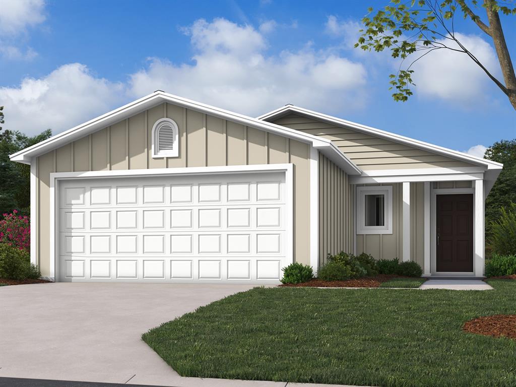 The BEAUMONT floor plan is designed with modern living in mind, combining functionality and style, making it an ideal choice for your new home. Featuring a spacious open floor plan, this home ensures easy interactions and a comfortable lifestyle. The kitchen includes energy-efficient appliances and seamlessly connects to the living area, perfect for family gatherings and entertainment. With a 2-car garage, you'll have plenty of space for vehicles and storage. Prices, dimensions and features may vary and are subject to change. Photos are for illustrative purposes only. Home is currently under construction with anticipated completion in February.