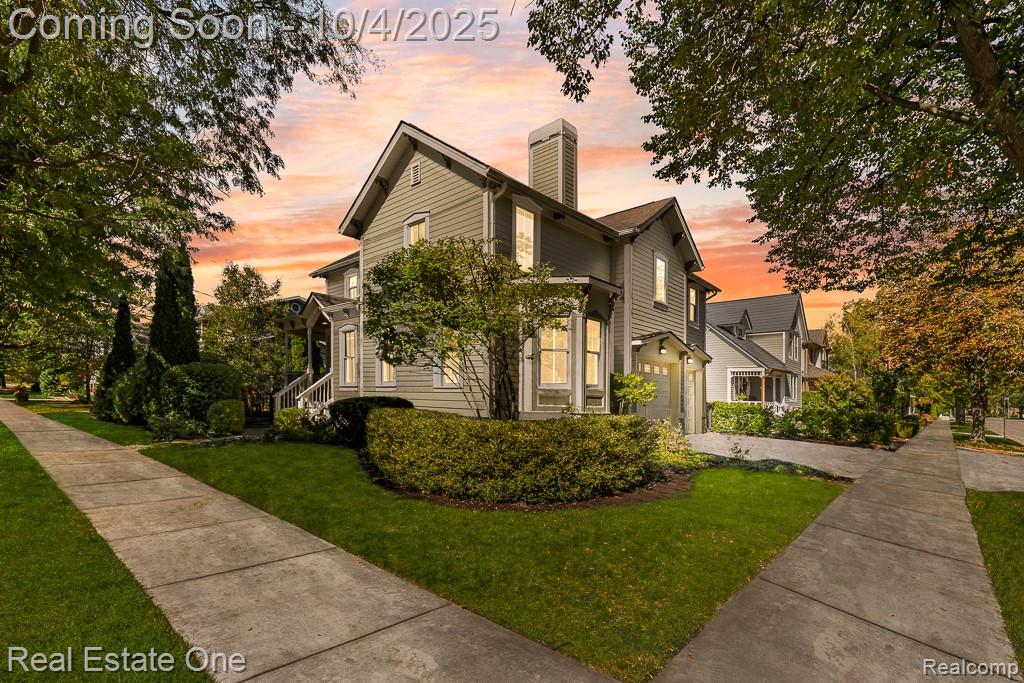 Experience the perfect blend of historic charm and modern convenience in this stunning home, located just two blocks from Main St. The main level welcomes you with custom woodwork, soaring 9-foot ceilings, exquisite hardwood floors, extensive crown molding, and beautiful built-ins. The cozy eat-in kitchen is a true highlight, featuring a fireplace, an island, and stainless steel appliances.  Upstairs, discover your private primary suite oasis, complete with space for a sitting area, prepped for a fireplace, dual walk-in closets, and a spacious bathroom. The conveniently located laundry room is just steps away, alongside three additional bedrooms with ample closet space.  The expansive basement offers exceptional storage or the potential for additional living space, featuring an egress window, plumbing for a bathroom, and high ceilings. The exterior is equally impressive, boasting an attached two-and-a-half car garage, a charming wrap-around porch (partially screened), cement board siding, and a fenced, private backyard.  Additional upgrades include Anderson windows, a built-in audio system, a gas line for the grill, a security system with DVR, and insulated garage doors. Every renovation has been meticulously planned, ensuring a home that is both beautiful and functional. Enjoy the convenience of walking distance to all that Downtown Rochester has to offer!