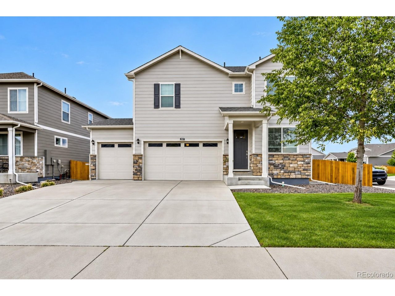 Motivated Seller! Better than new-and beautifully positioned to enjoy the Colorado lifestyle! This meticulously maintained 4-bedroom D.R.Horton home is just six years old and offers the rare combination of a desirable corner lot, open space, mountain views, and a truly move-in-ready interior in Mead's sought-after Sorrento community.From the moment you step inside, the home feels bright, spacious, and welcoming. Beautiful luxury vinyl plank flooring flows throughout the open-concept main level, while an abundance of windows fills the home with natural Colorado sunlight. A generous home office or flex space just off the entry provides the perfect setting for working from home, a quiet retreat, or an additional living area.At the heart of the home is a spacious kitchen designed for gathering. Whether preparing a quiet dinner or entertaining friends and family, you'll appreciate the generous workspace, abundant storage, large walk-in pantry, and seamless connection to the dining and living areas.Upstairs, all four bedrooms are thoughtfully located, along with the convenience of a second-floor laundry room. The spacious primary suite is a peaceful retreat where you can wake up to peeks of Longs Peak and the beauty of Colorado's Front Range.Step outside and discover a backyard made for enjoying Colorado's incredible seasons. The expansive patio and gazebo create an inviting outdoor living space for morning coffee, summer dinners, weekend gatherings.Sorrento offers the best of Colorado neighborhood living with pocket parks, extensive walking paths and open spaces woven throughout the community. The beautiful Colorado mountain scenery is the backdrop for this community. You get the countryside feel with the convenience of amenities nearby.  Close to I-25 and on the border of Longmont.